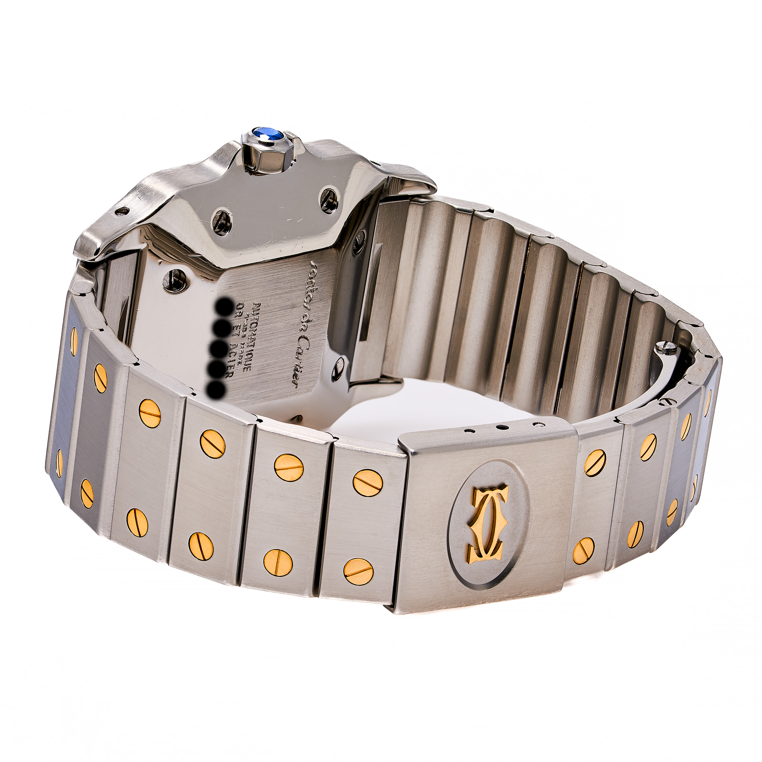 Santos Carree 29 Stahl/Gold