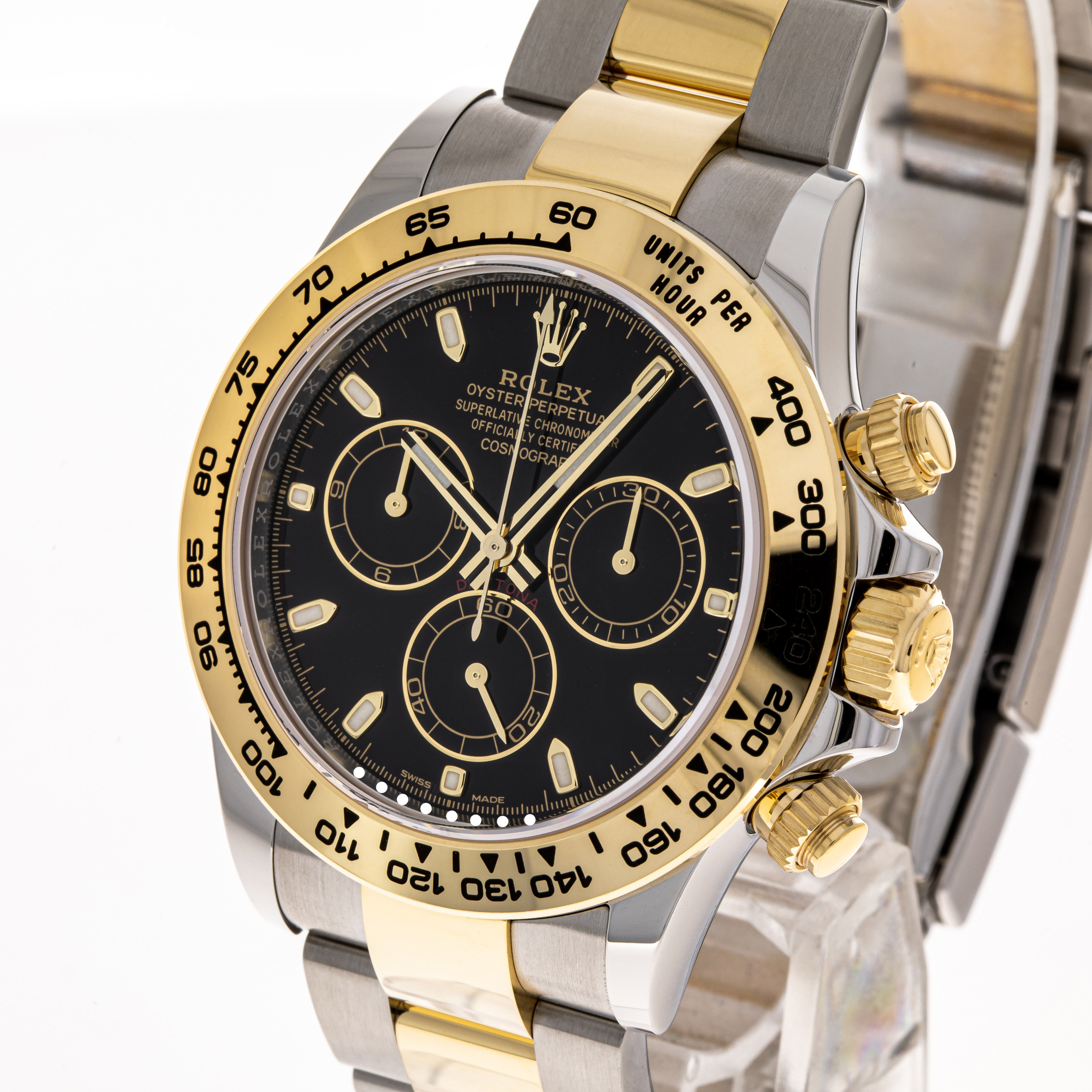 Daytona Stahl Gold Schwarz