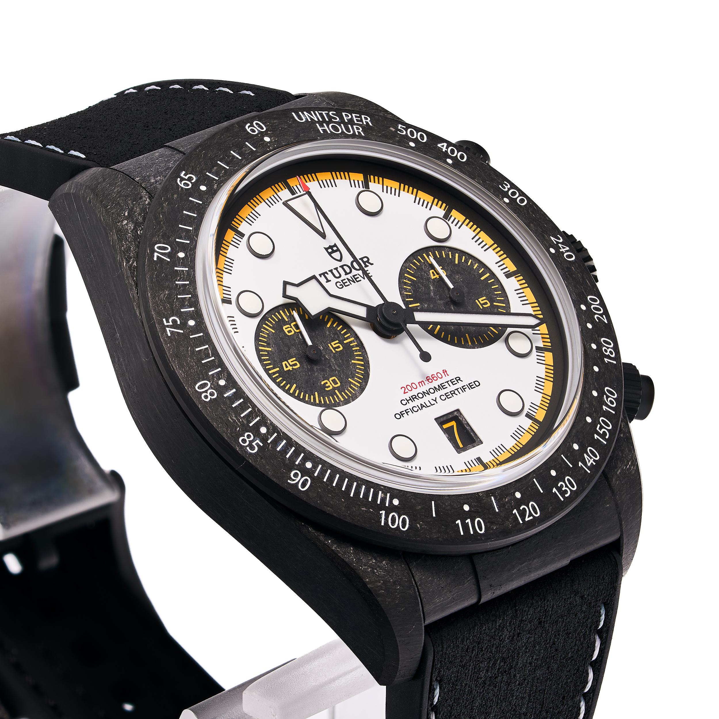 Black Bay Chrono Carbon Limited Weiß