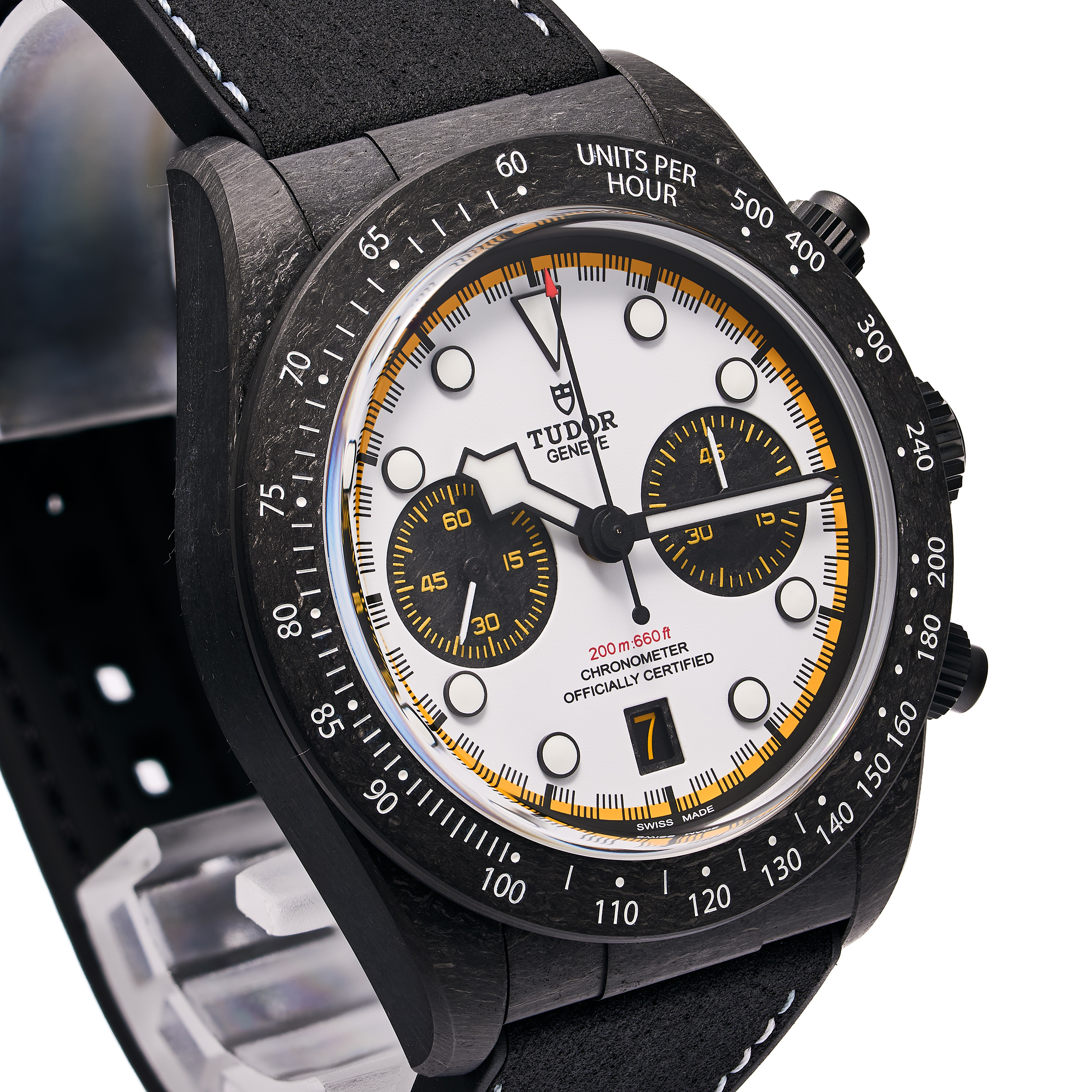 Black Bay Chrono Carbon Limited Weiß