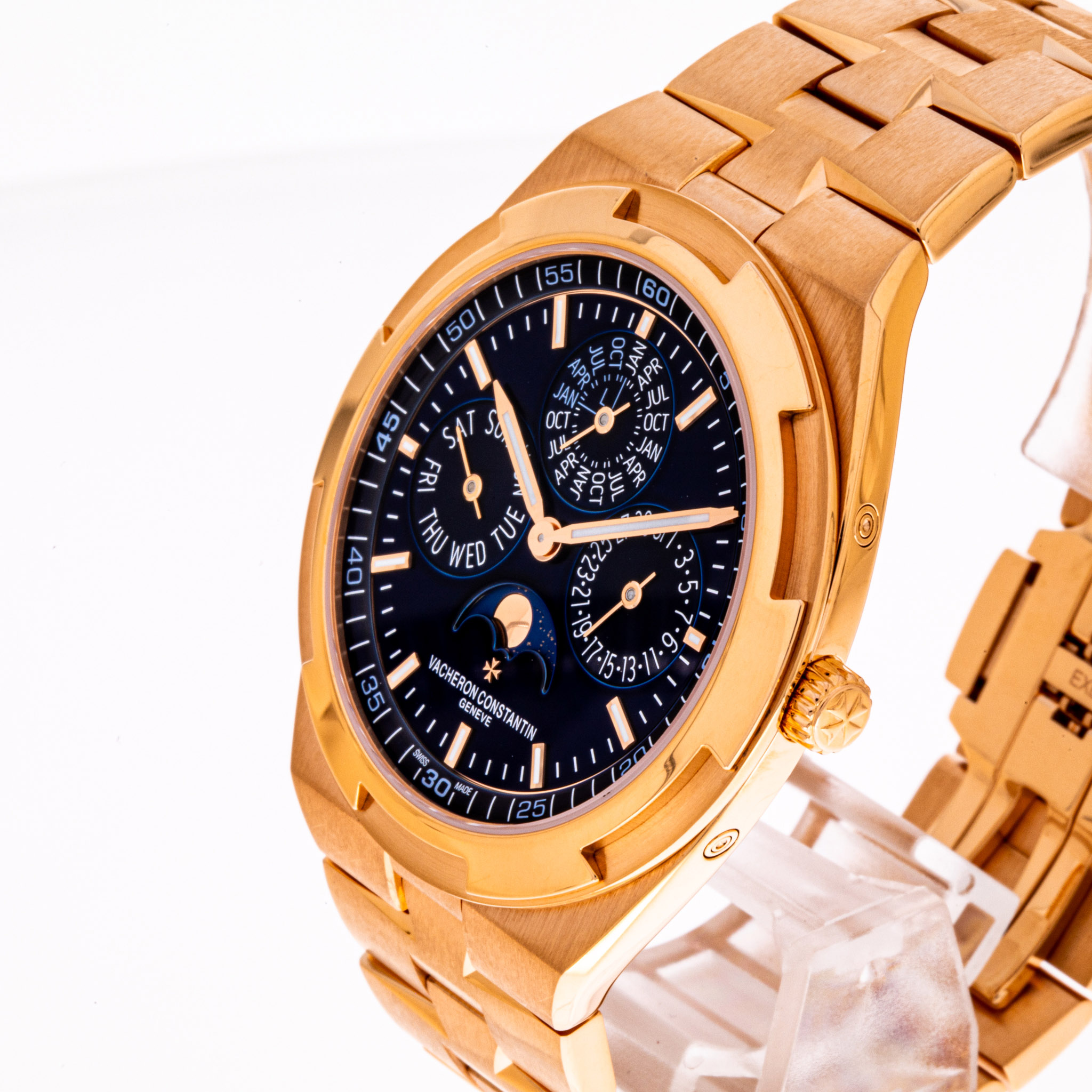 Overseas Perpetual Calendar Blau