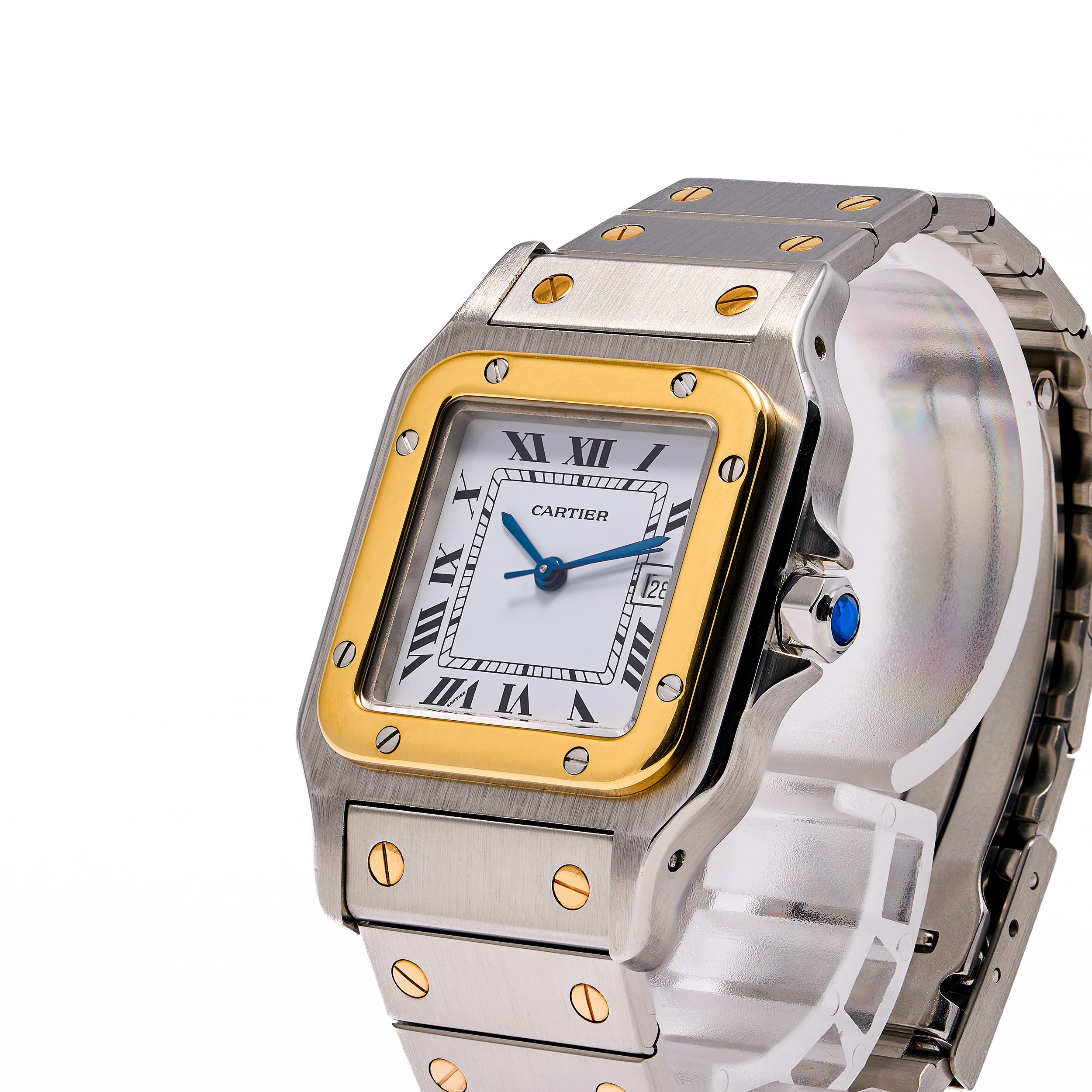 Santos Carree 29 Stahl/Gold