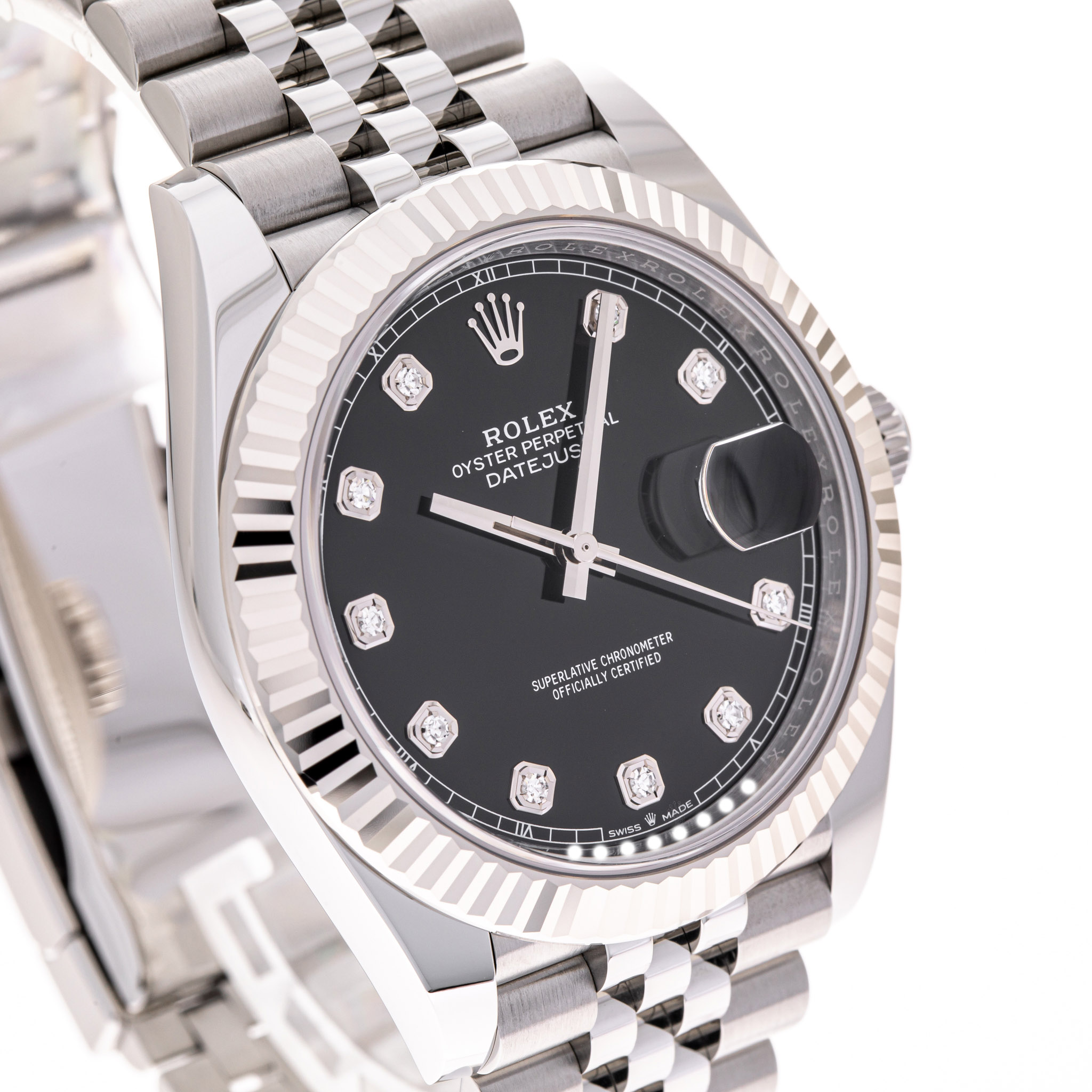 Datejust 41 Schwarz Diamant