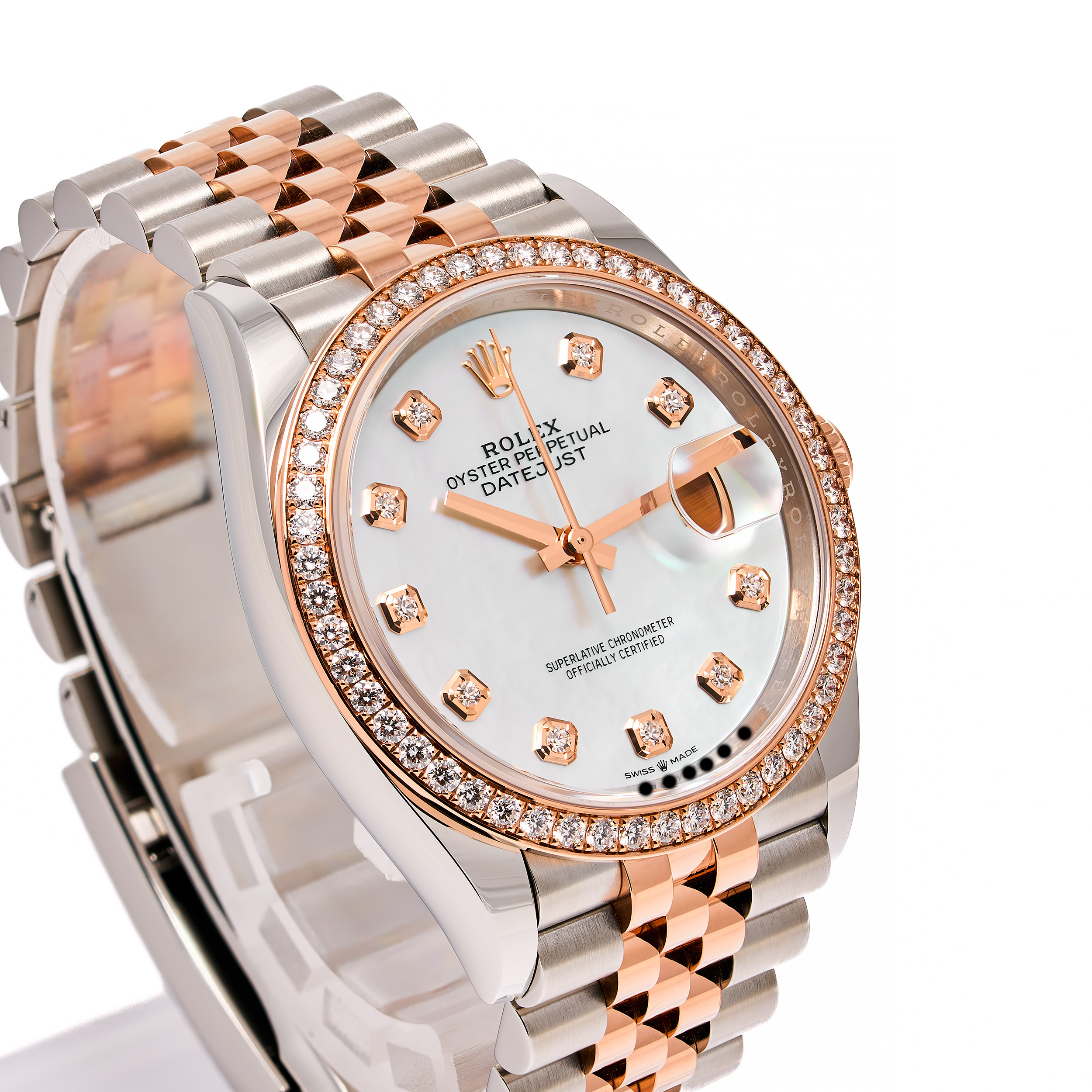 Datejust 36 Perlmutt – Original Diamanten