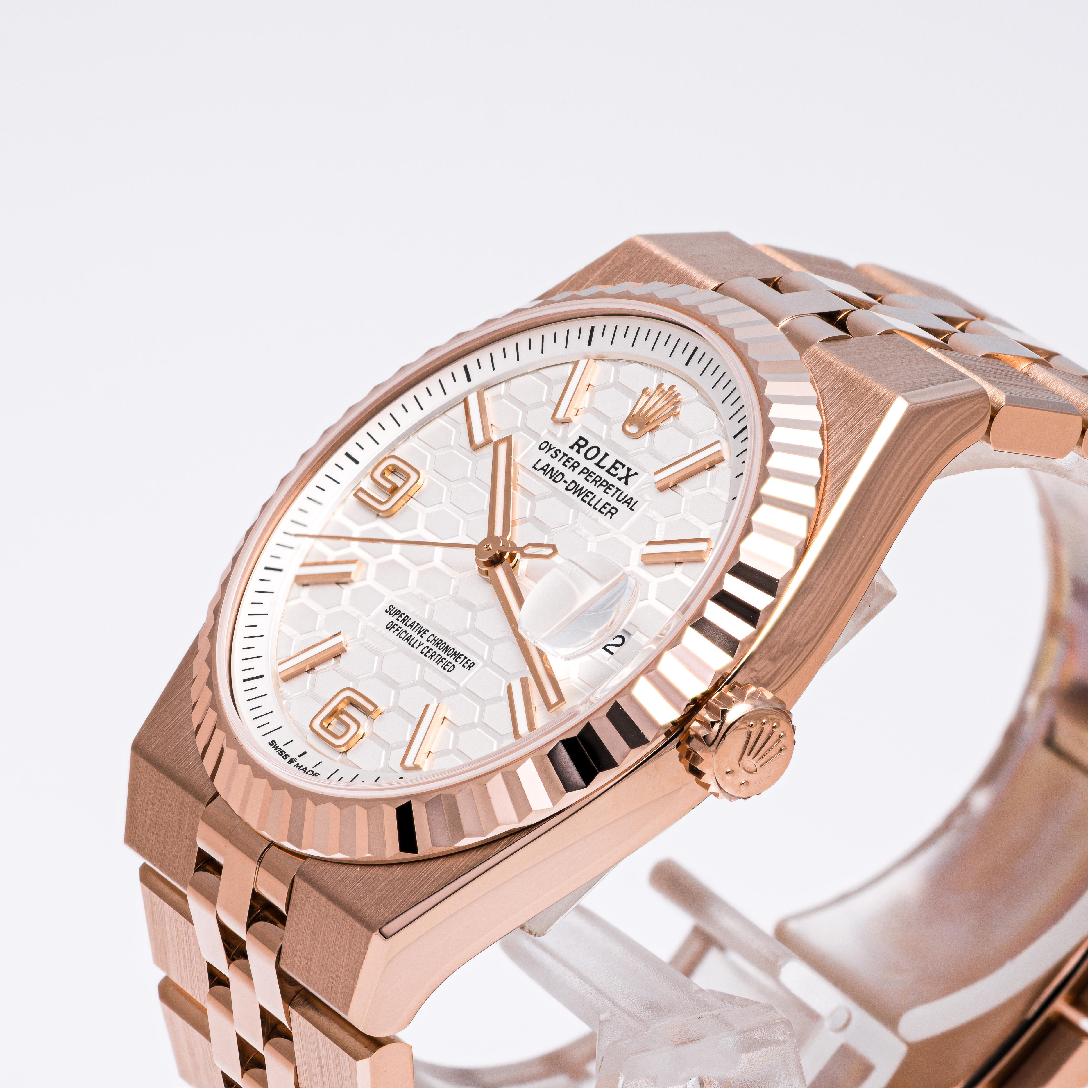 Land-Dweller 40 Weiß Roségold