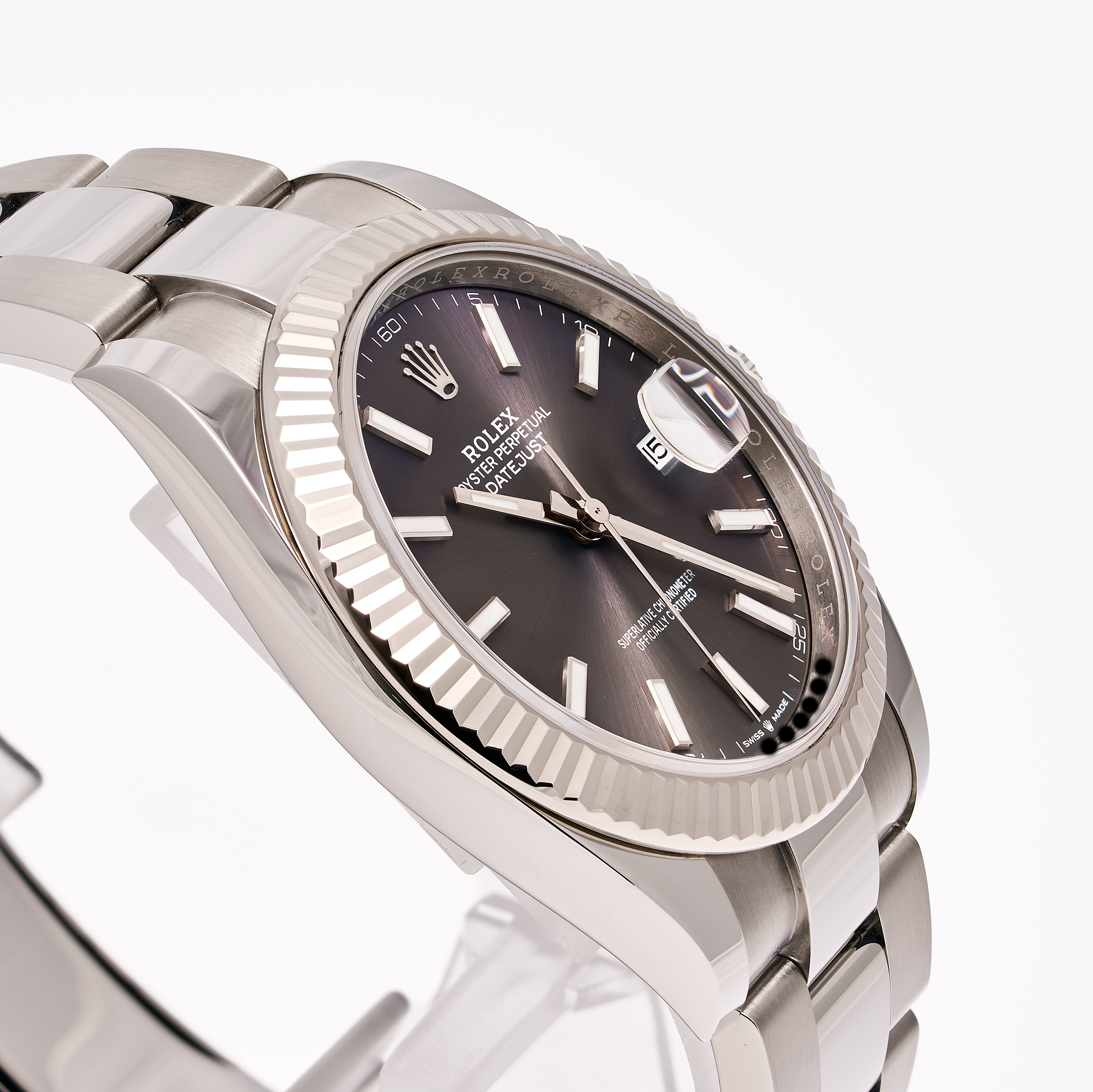 Datejust 41 Rhodium Oyster