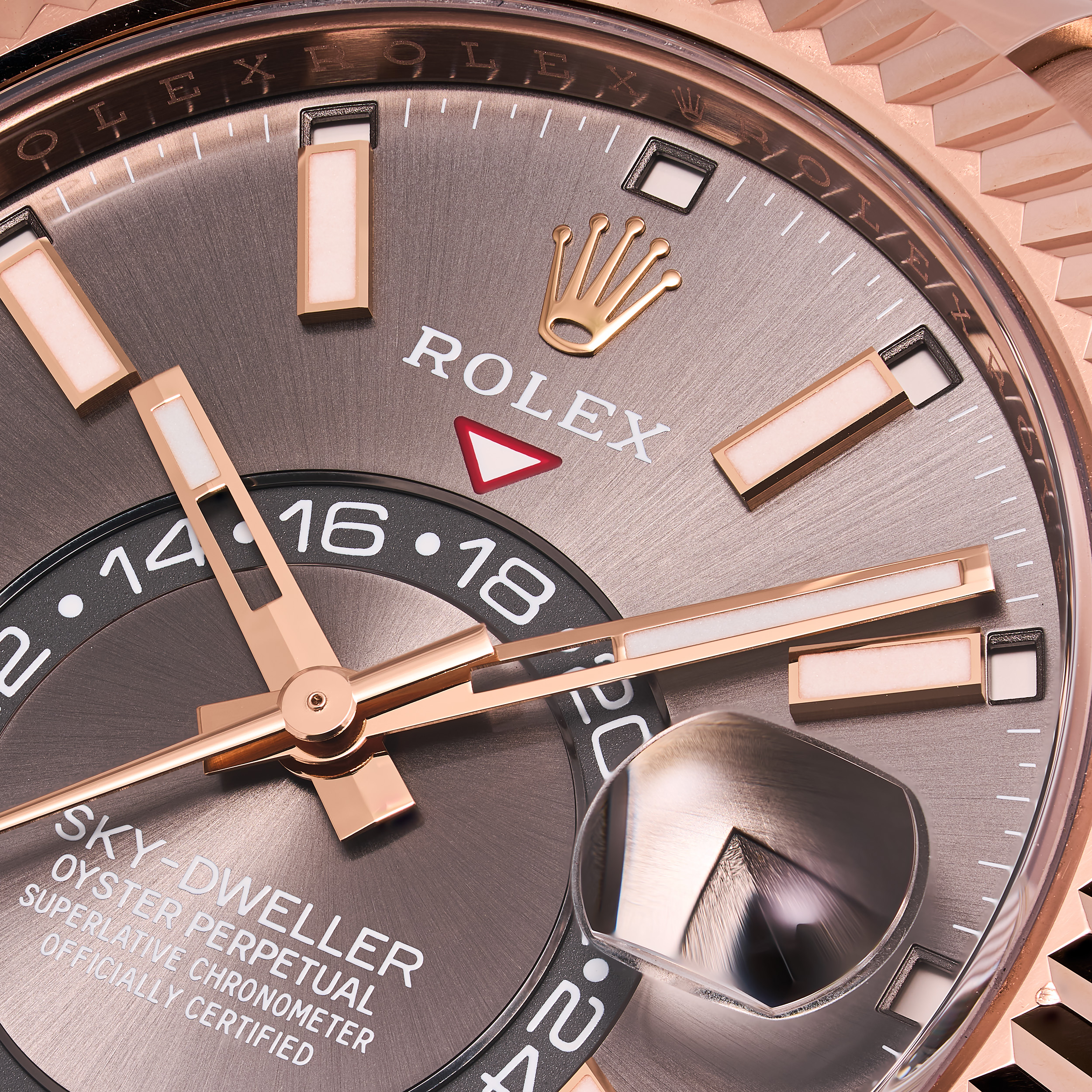 Sky-Dweller Rosegold 42 Grau