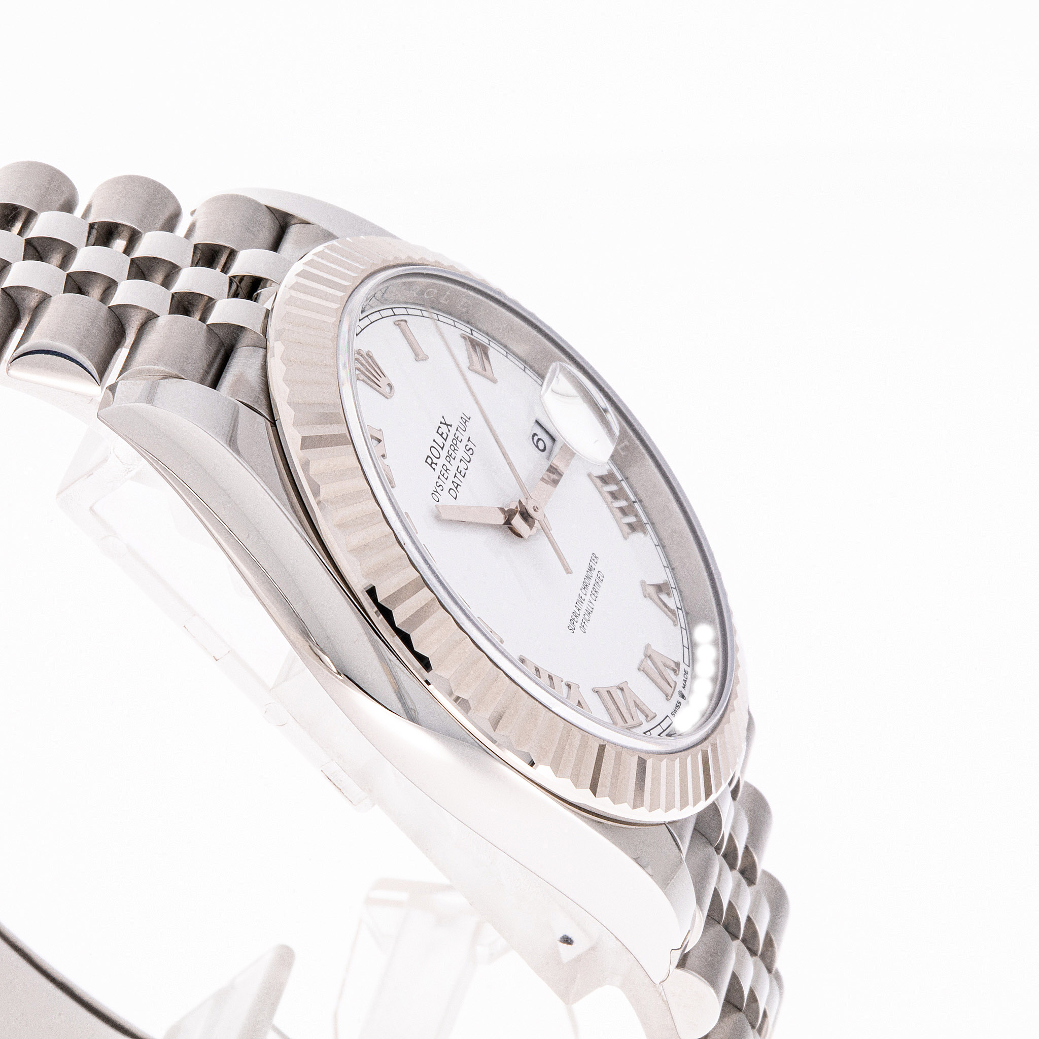 Datejust 41 Weiß Römisch Jubilee