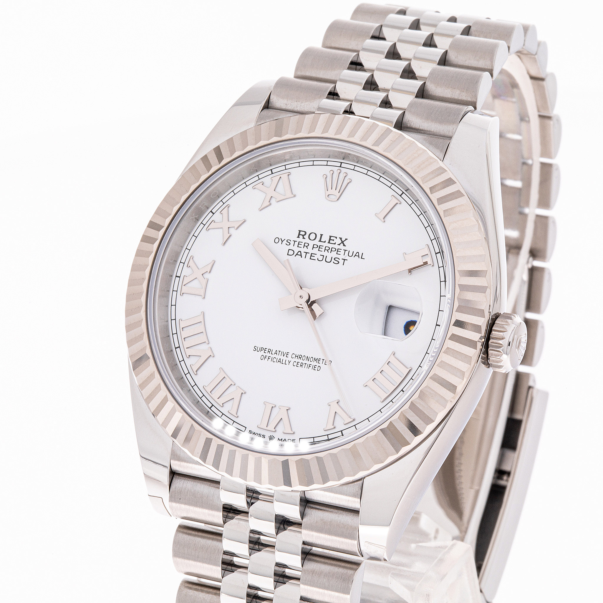 Datejust 41 Weiß Römisch Jubilee