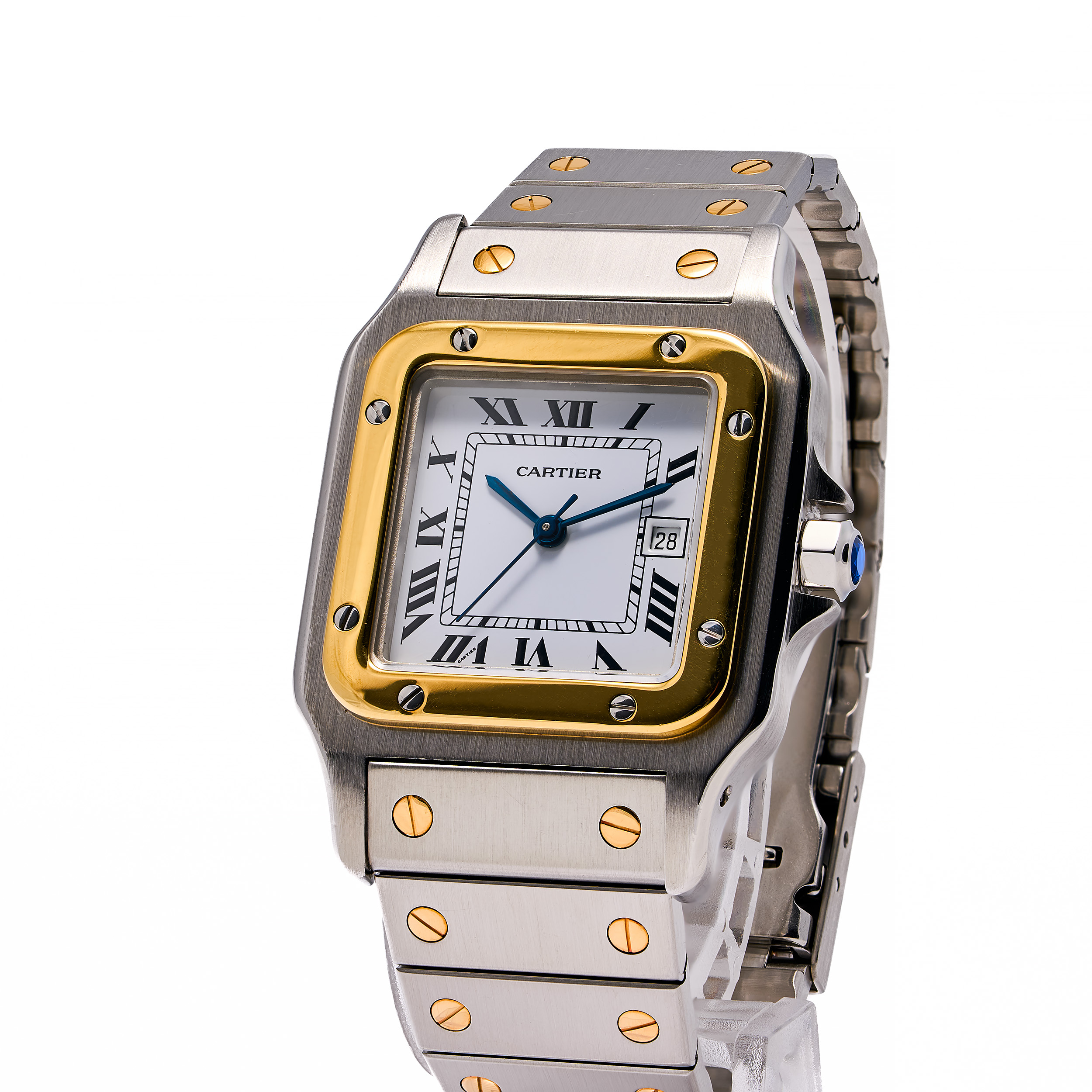 Santos Carree 29 Stahl/Gold