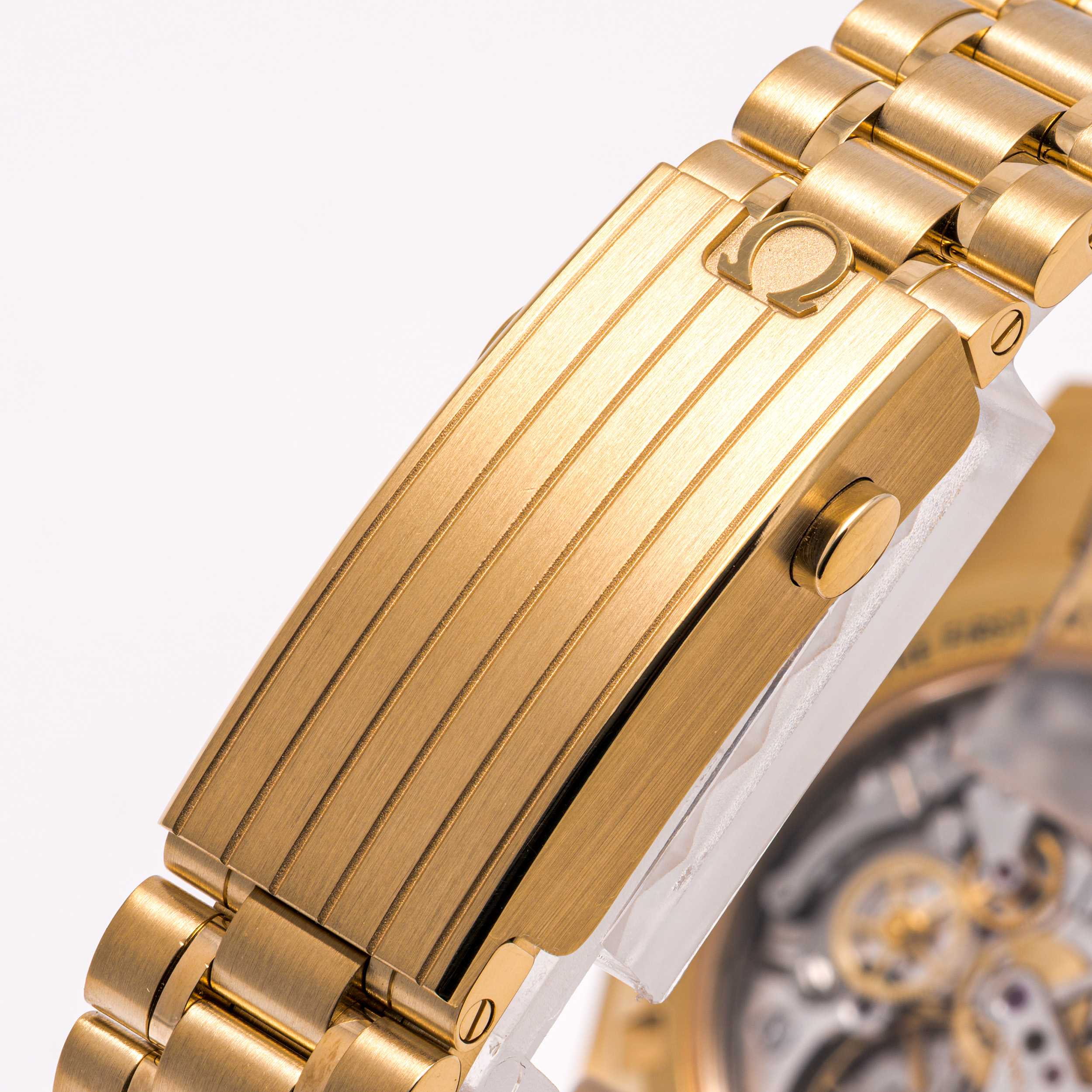 Speedmaster Moonwatch Gelbgold 42