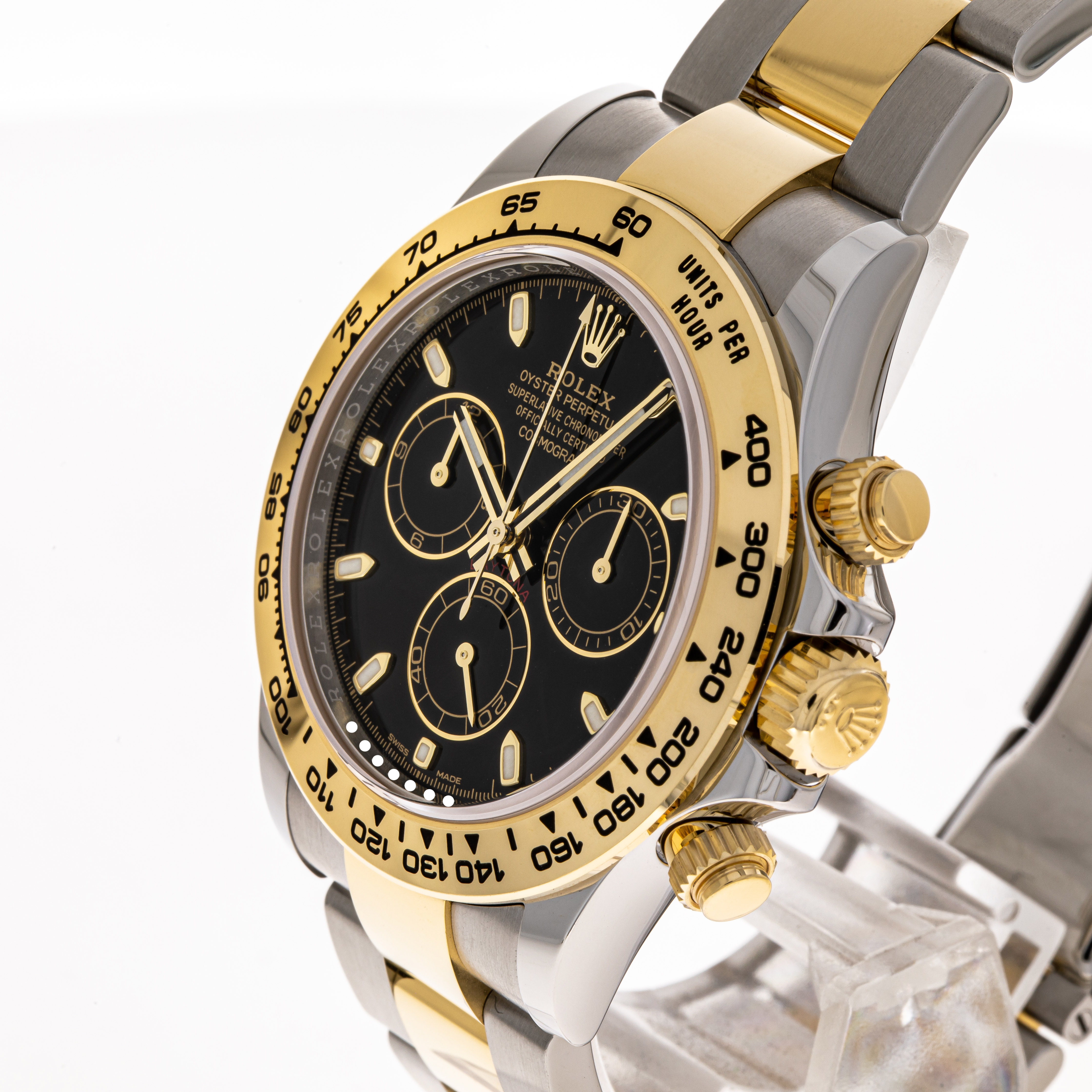 Daytona Stahl Gold Schwarz