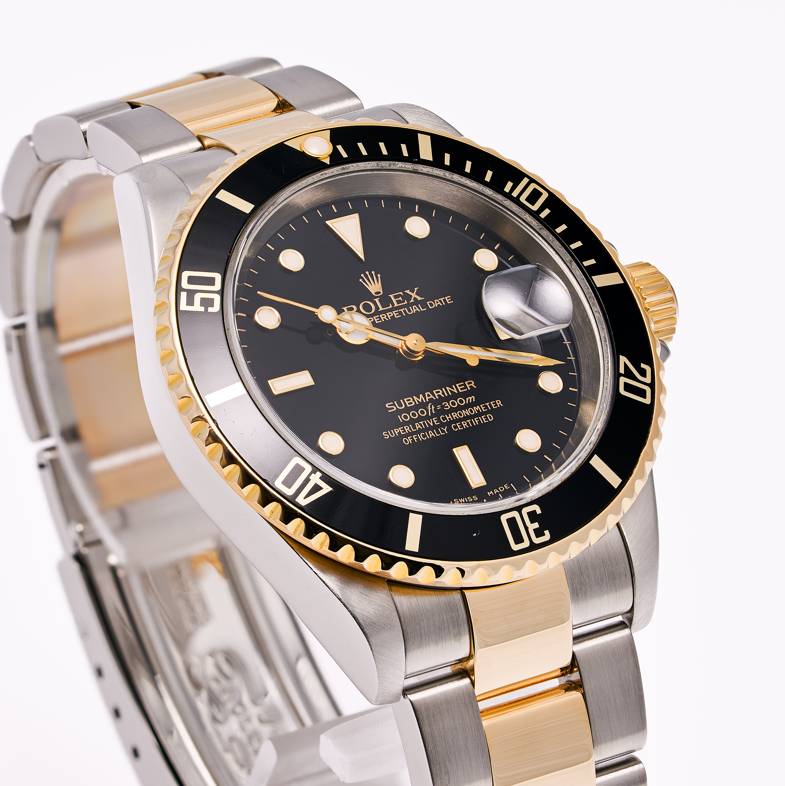 Submariner Date 40 Stahl/Gold Schwarz
