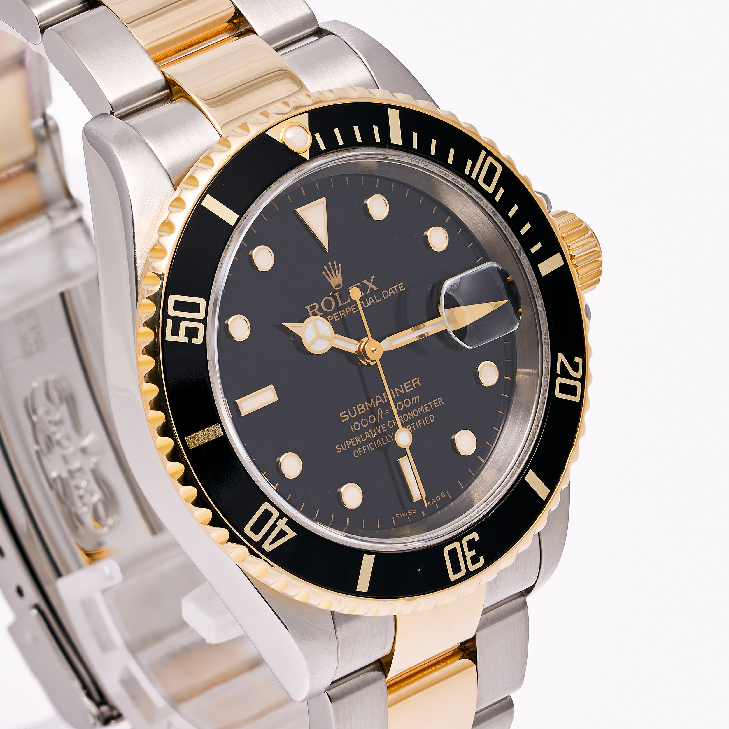 Submariner Date 40 Stahl/Gold Schwarz
