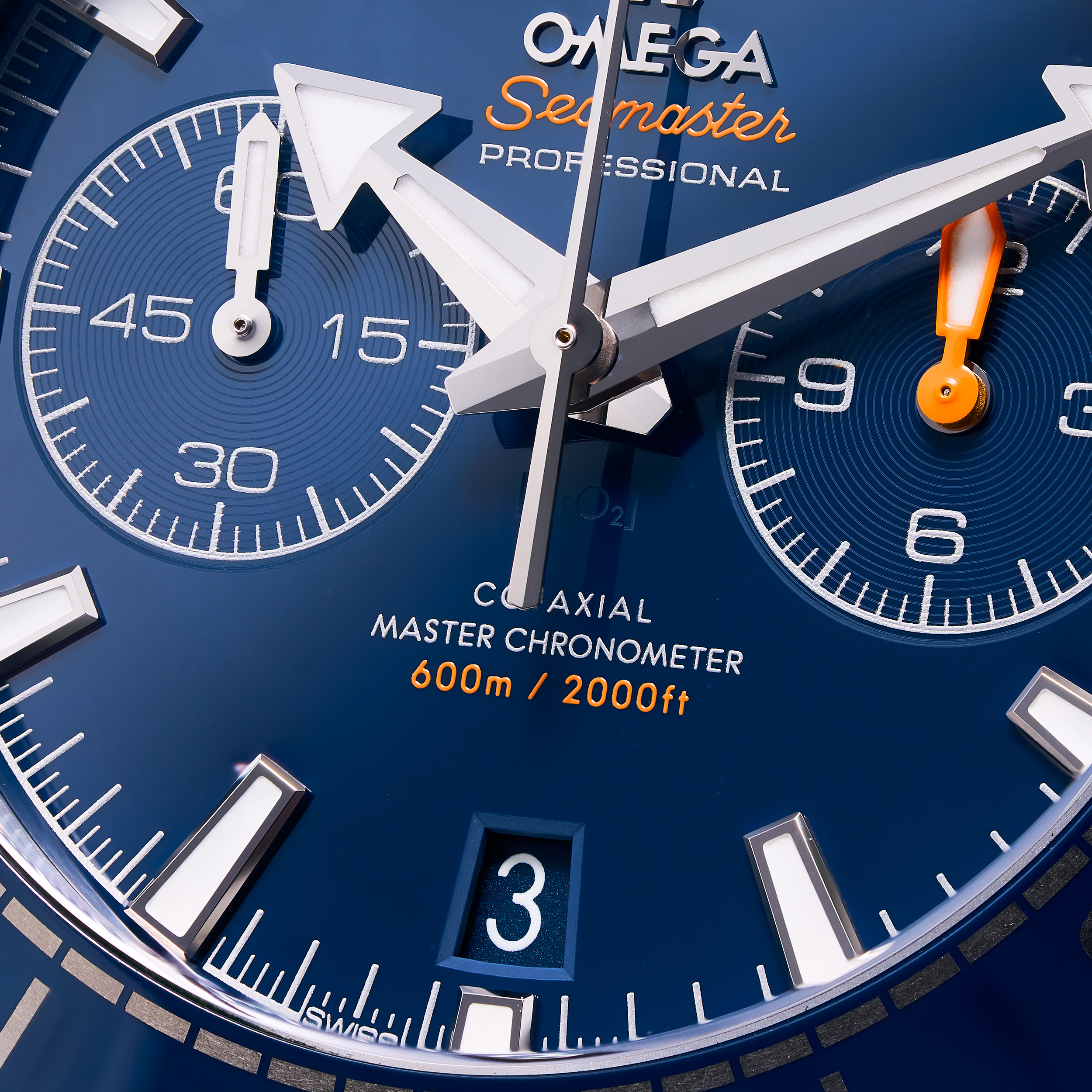 Seamaster Planet Ocean Blau 600