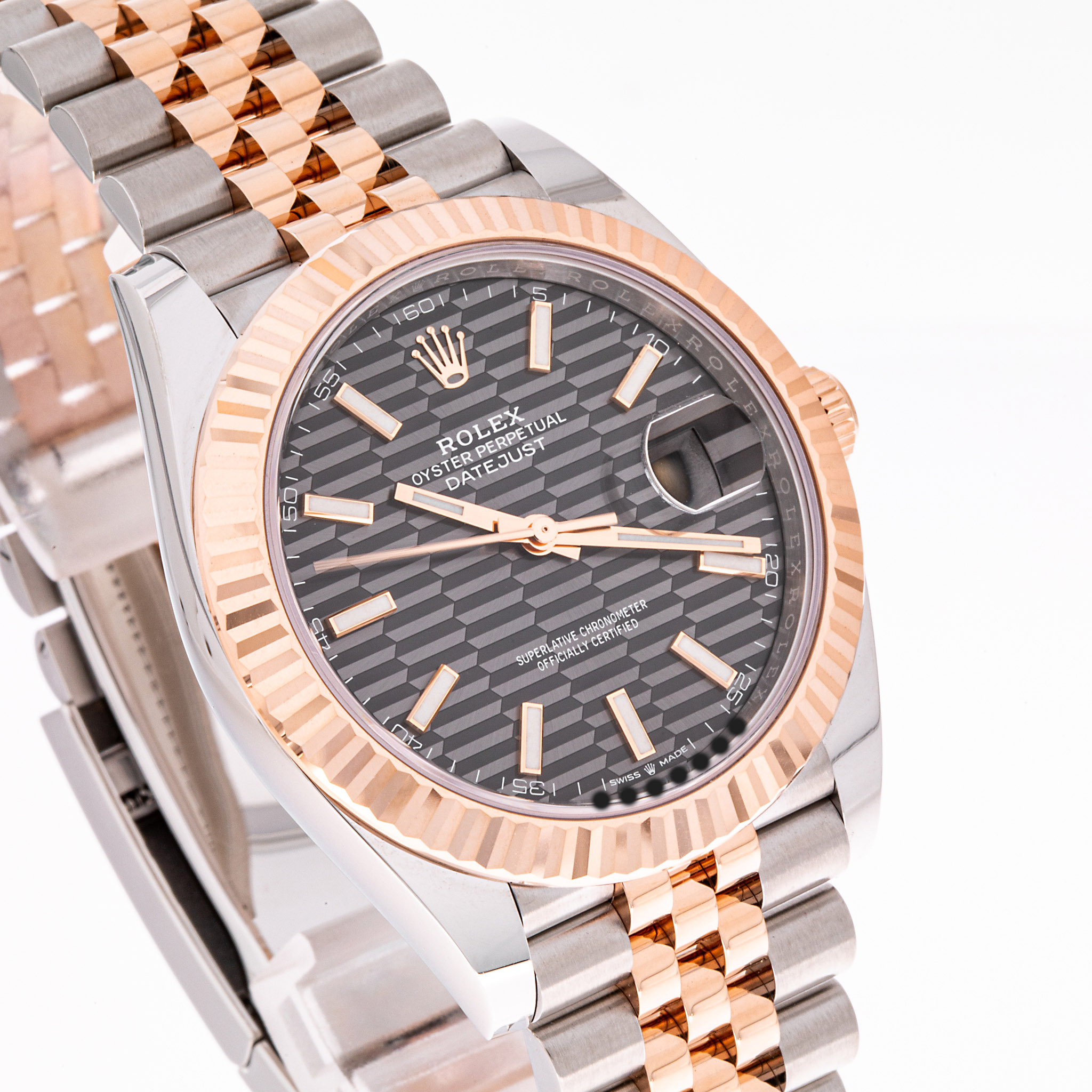 Datejust 41 Grey Stahl Roségold Jubilee