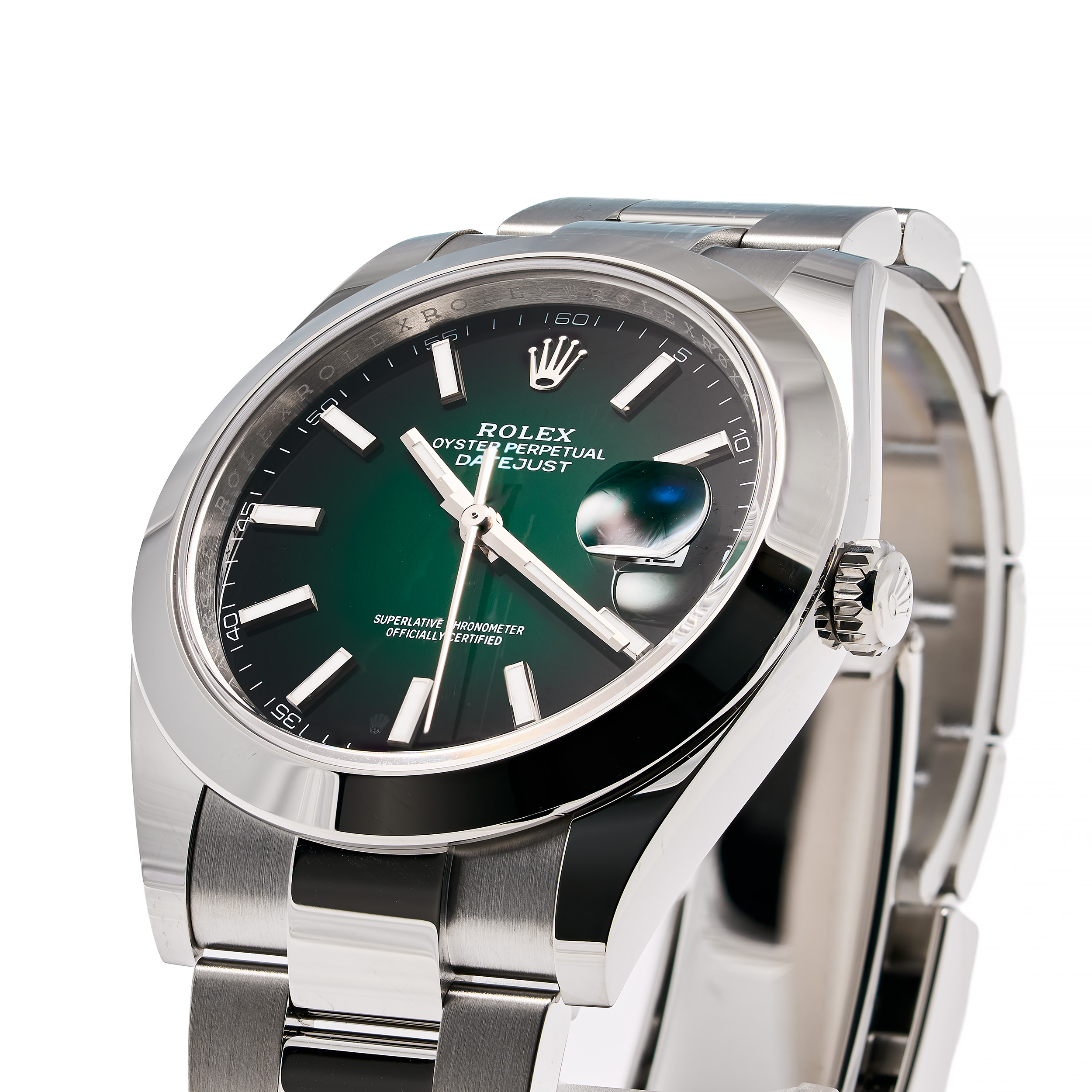 Datejust 41 Ombre Grün