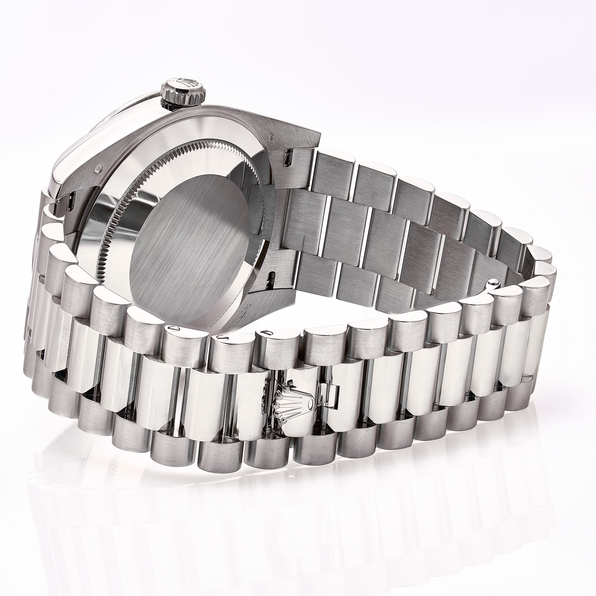 Day-Date 40 Weißgold Diamant Baguette