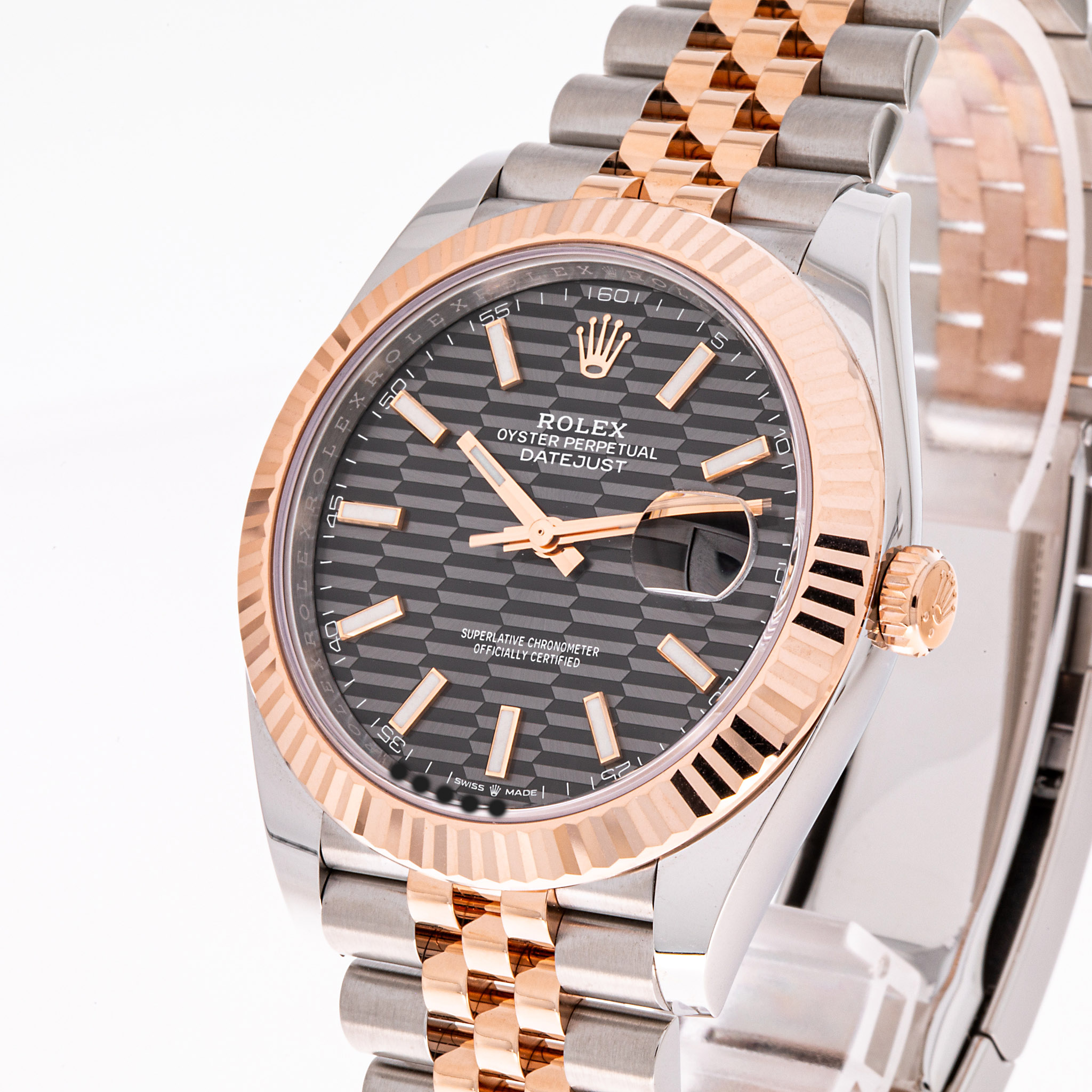 Datejust 41 Grey Stahl Roségold Jubilee