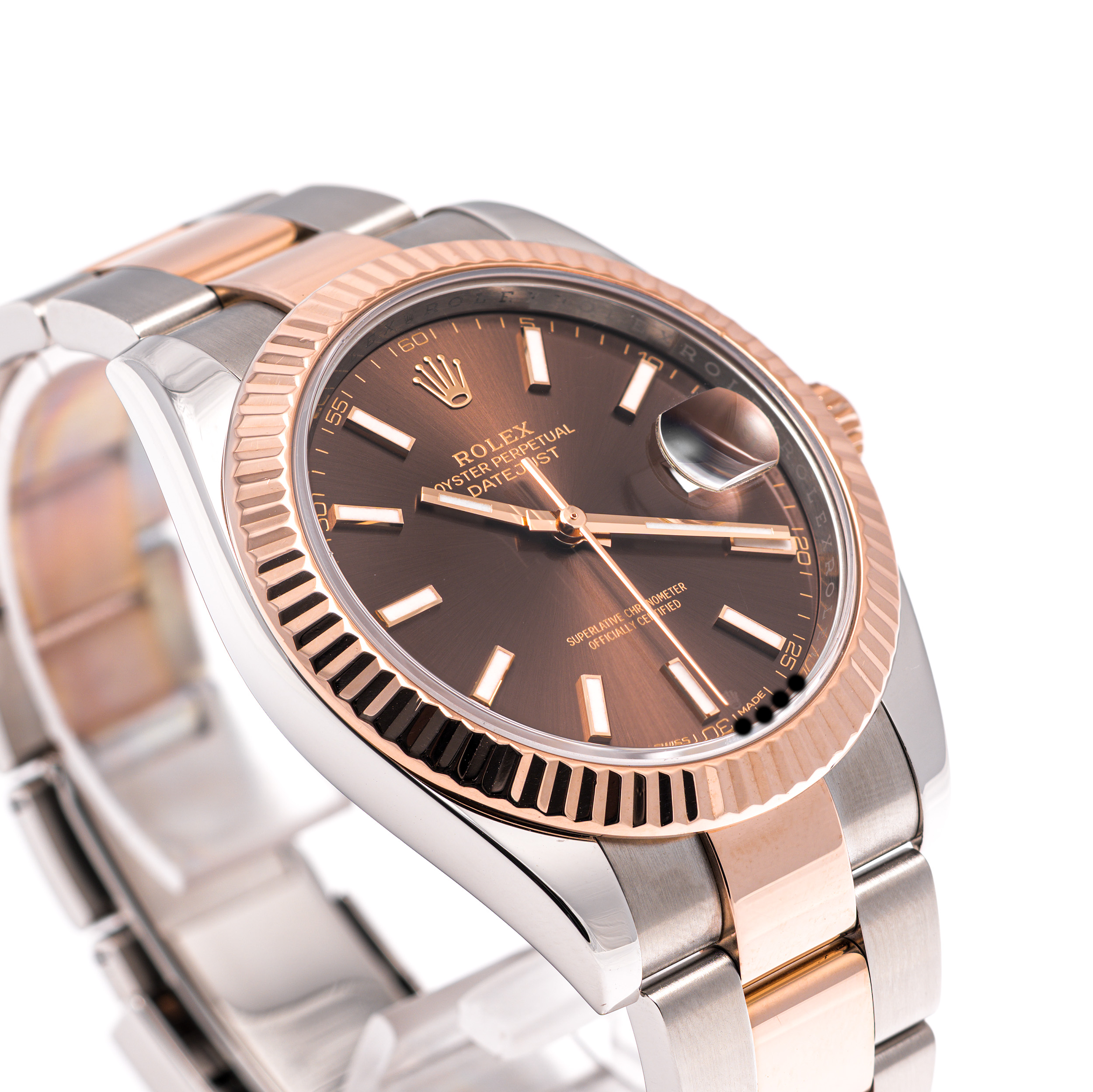 Datejust 41 Chocolate Oyster Stahl/Roségold