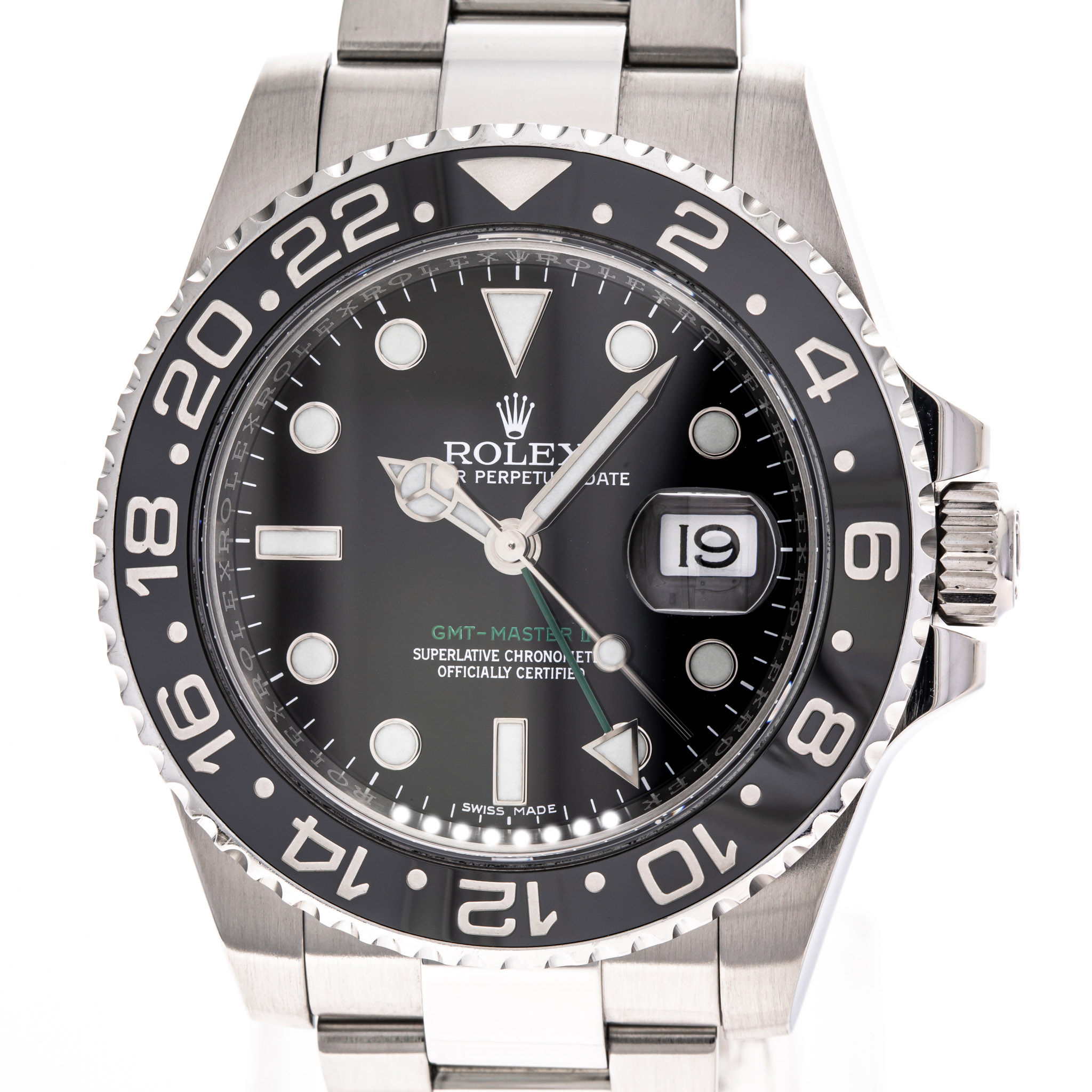GMT-Master II Schwarz Stahl