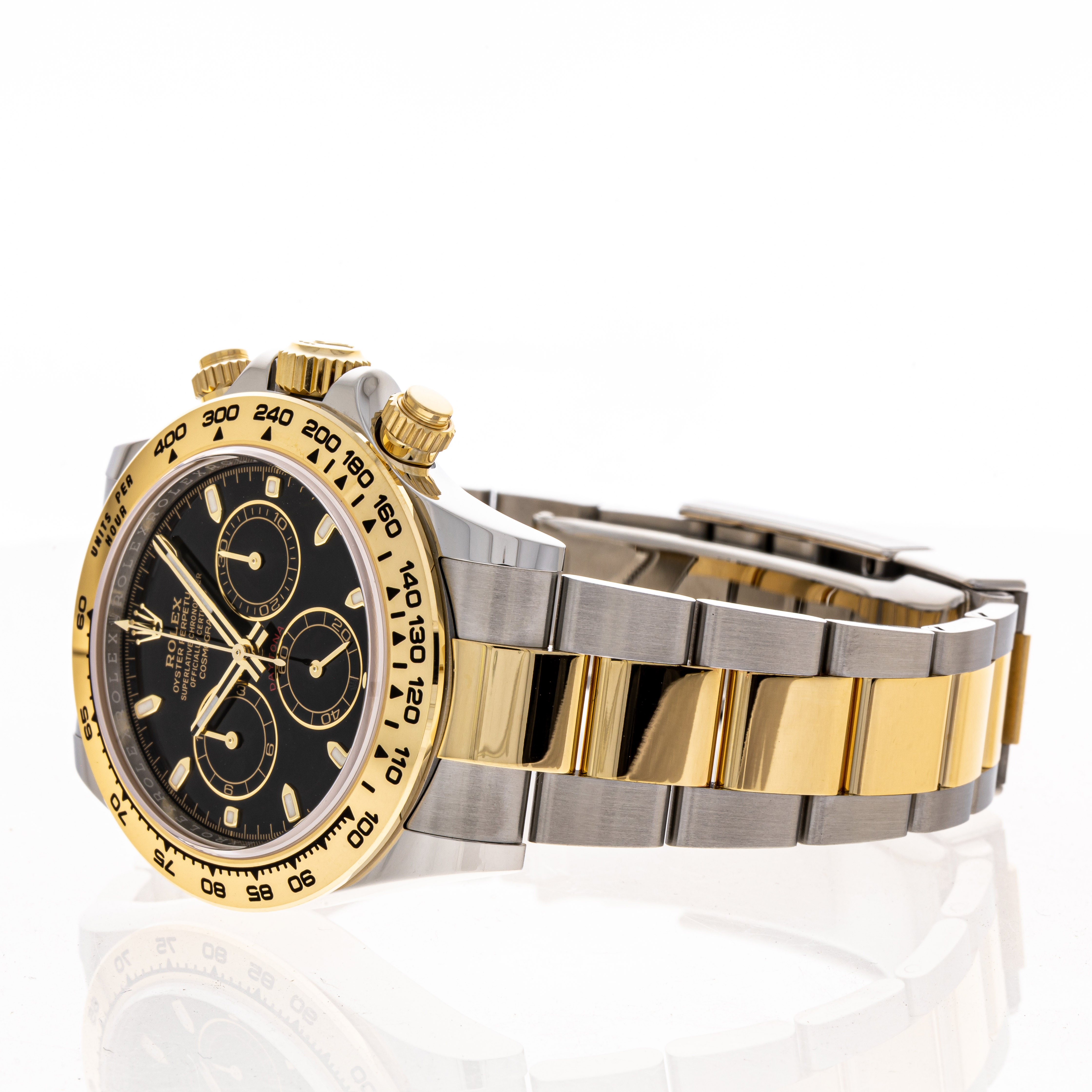 Daytona Stahl Gold Schwarz