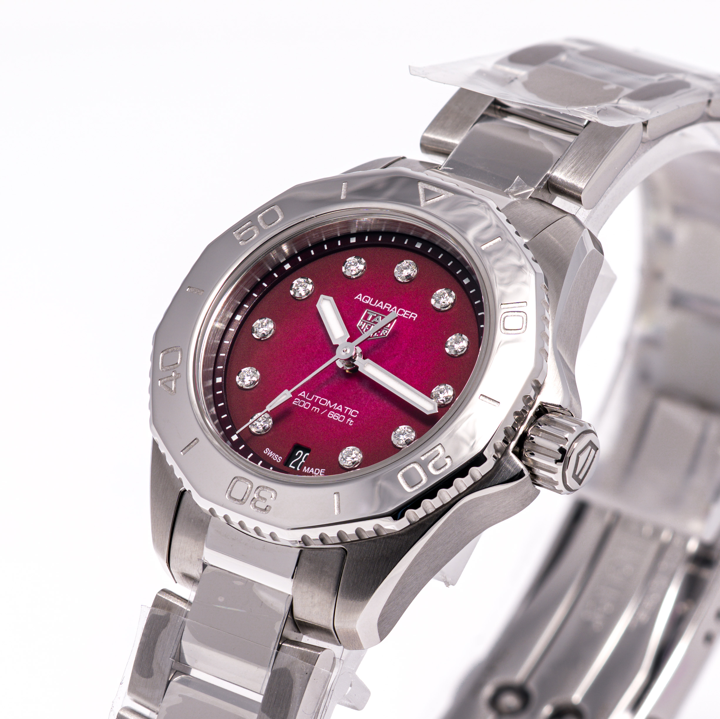 Aquaracer 200 Pink 30 Diamant