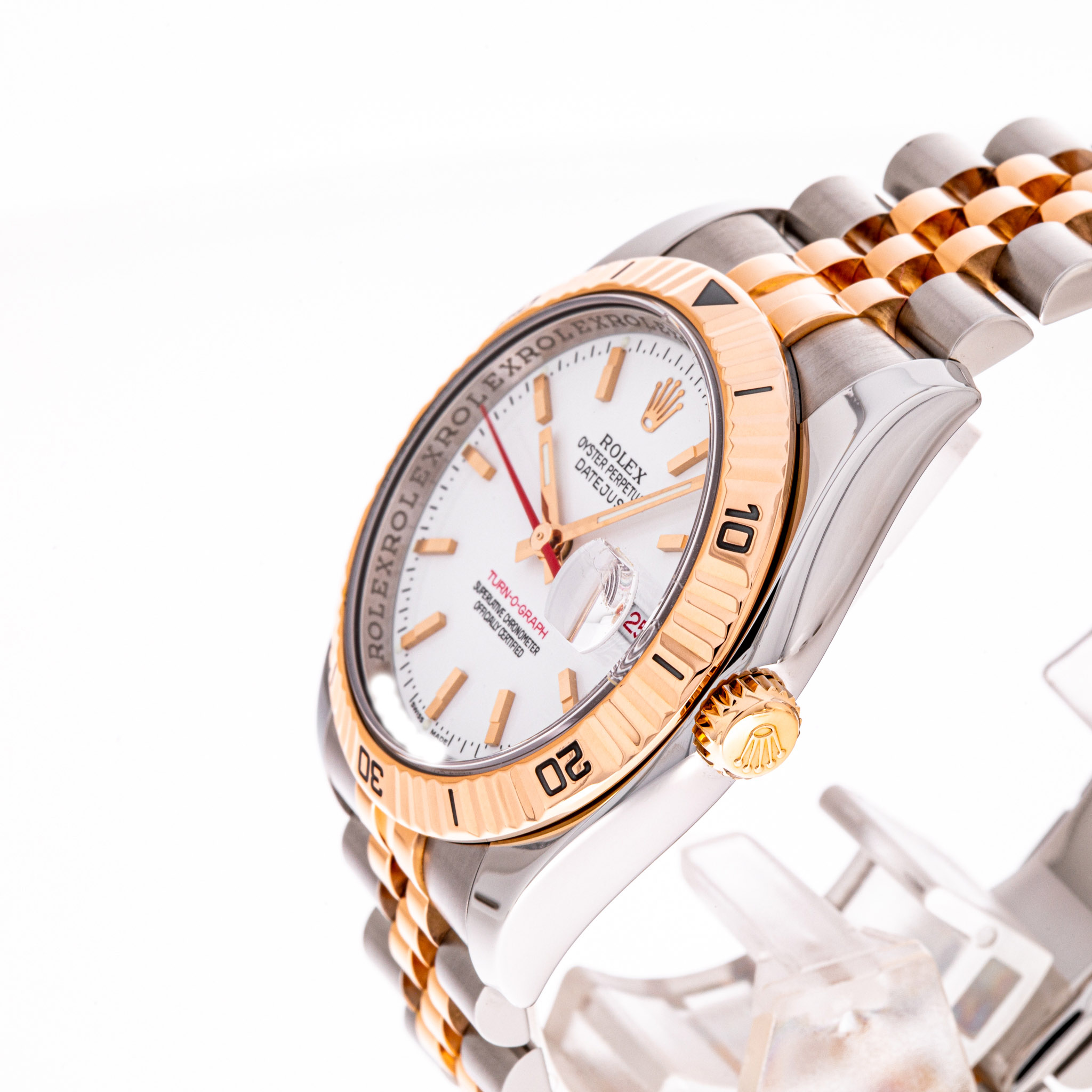 Datejust Turn-O-Graph 36 Weiß