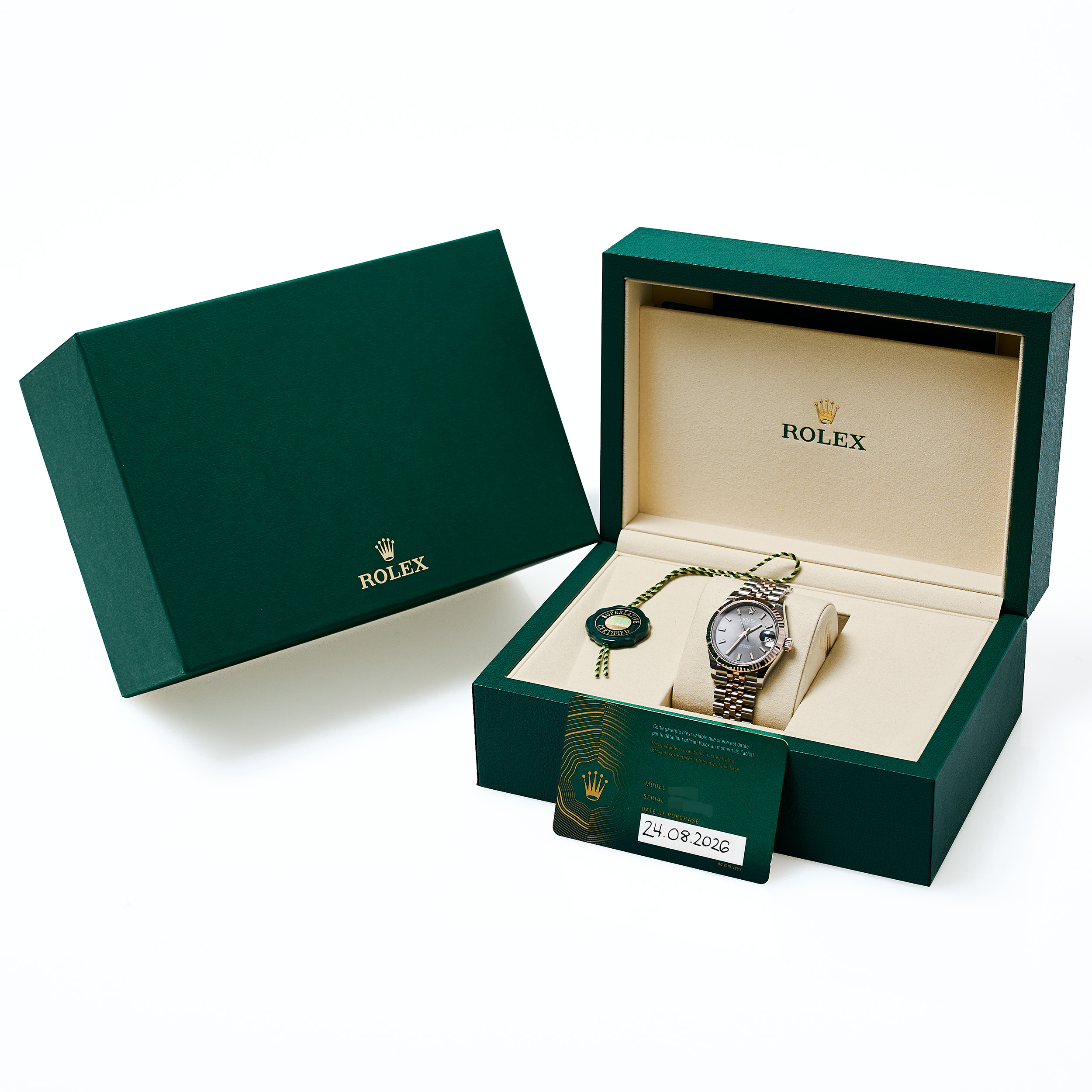 Datejust 31 Grau Stahl/Gold