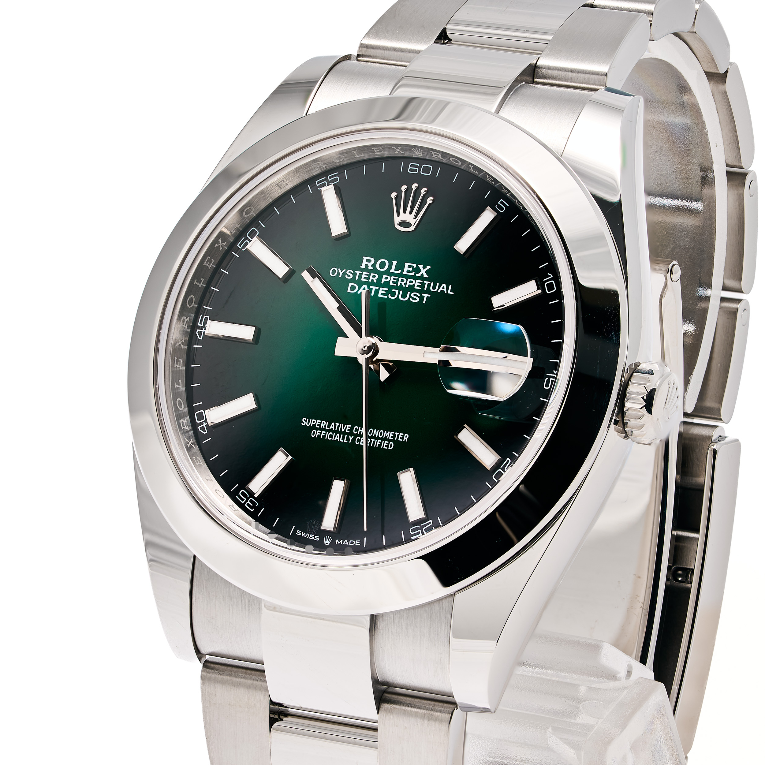 Datejust 41 Ombre Grün
