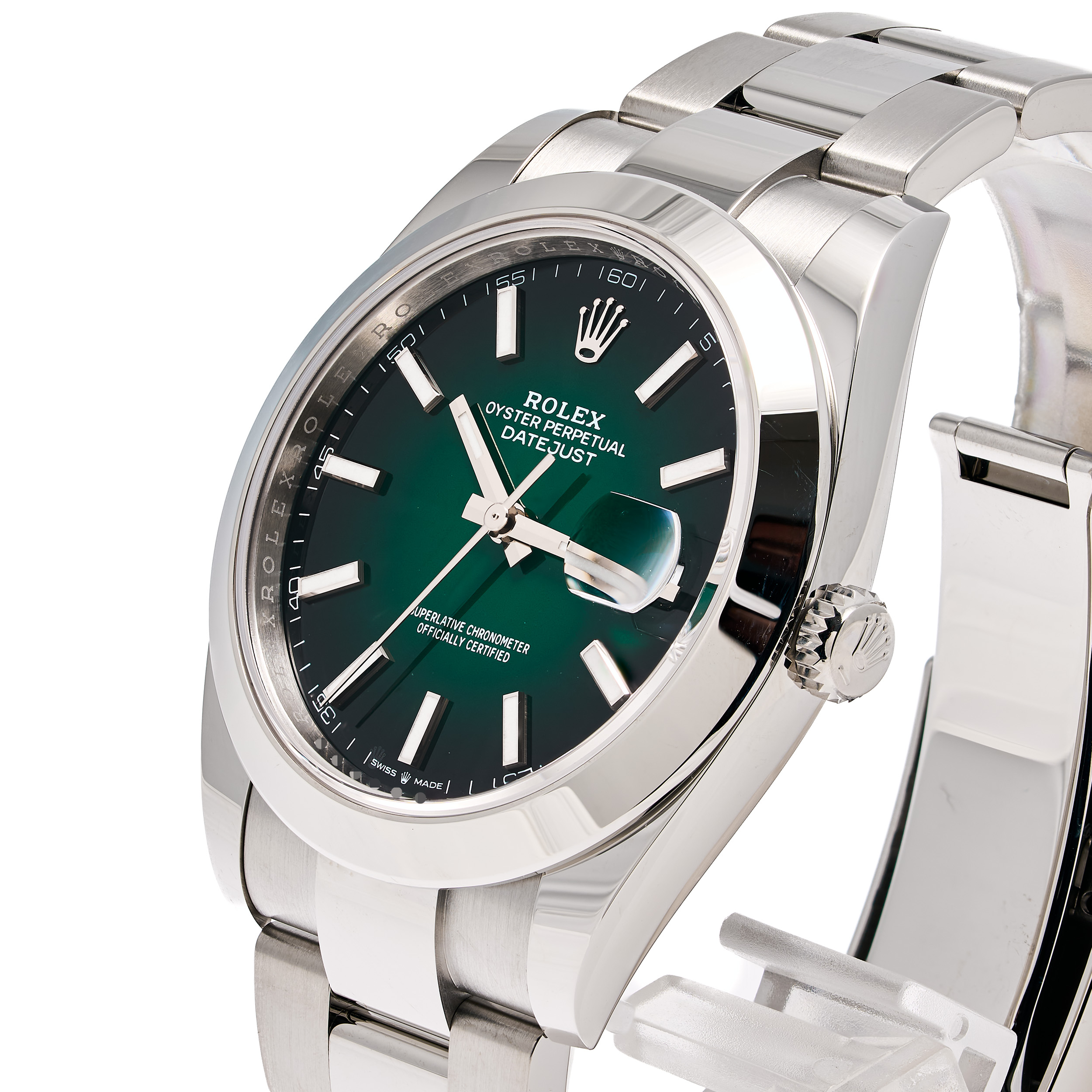 Datejust 41 Ombre Grün