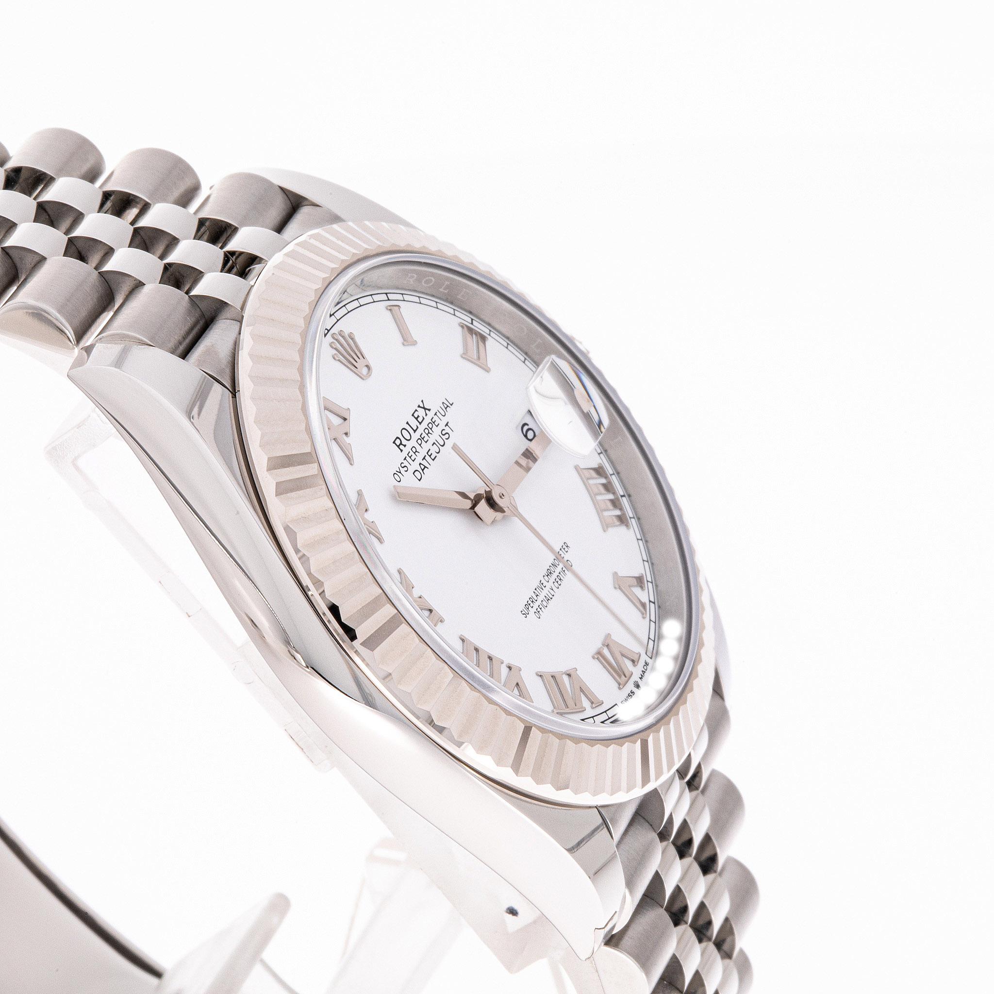 Datejust 41 Weiß Römisch Jubilee