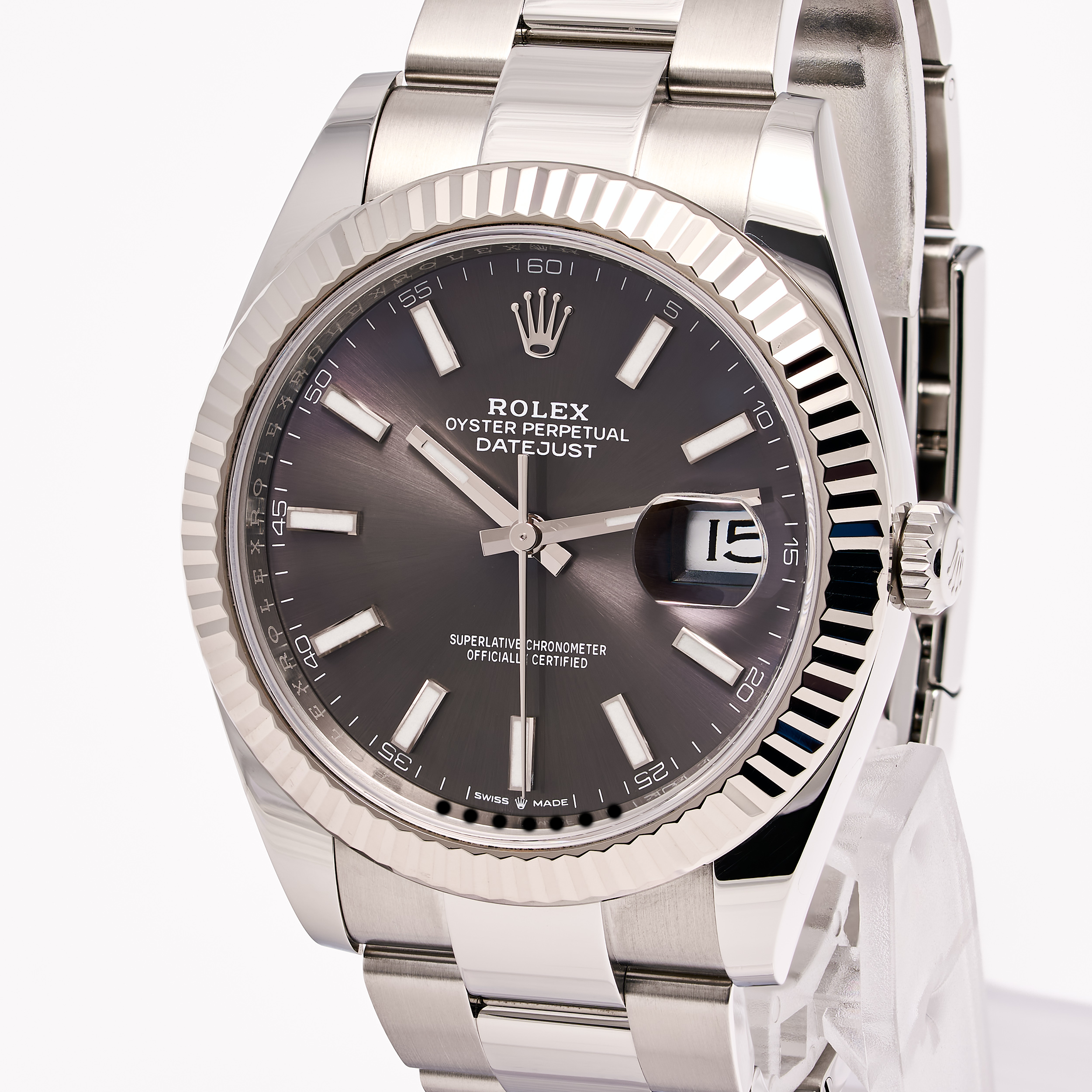 Datejust 41 Rhodium Oyster