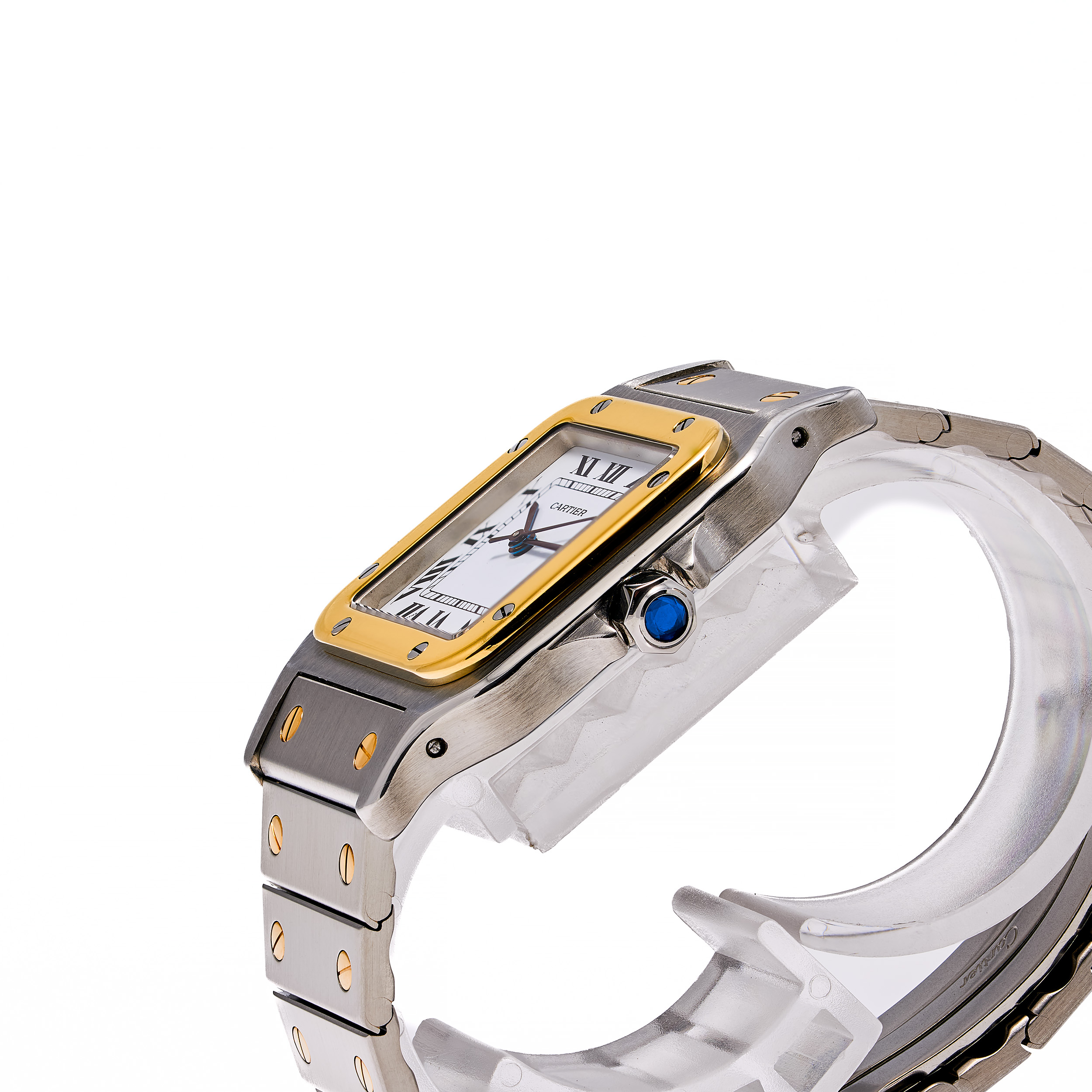Santos Carree 29 Stahl/Gold