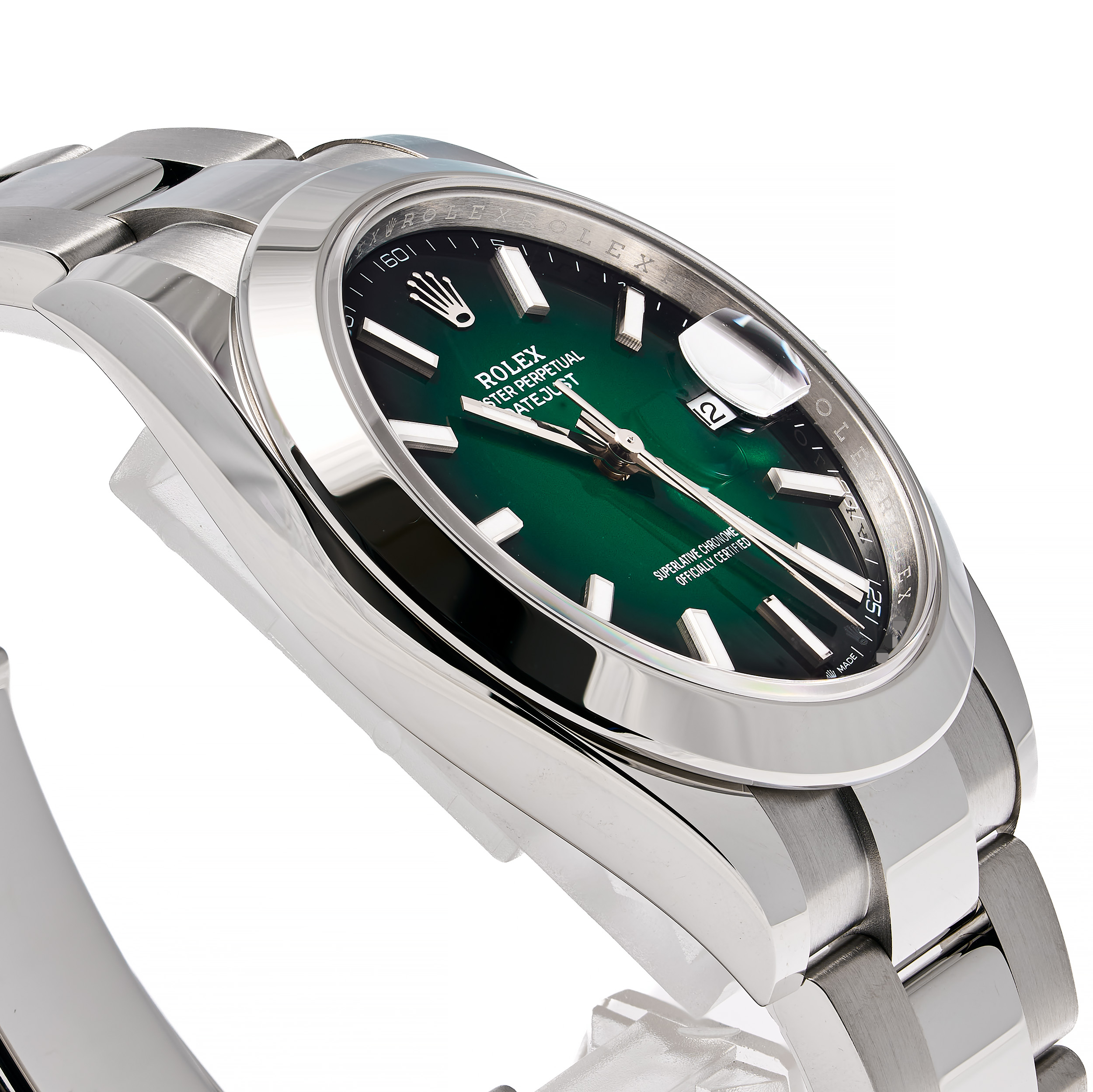 Datejust 41 Ombre Grün