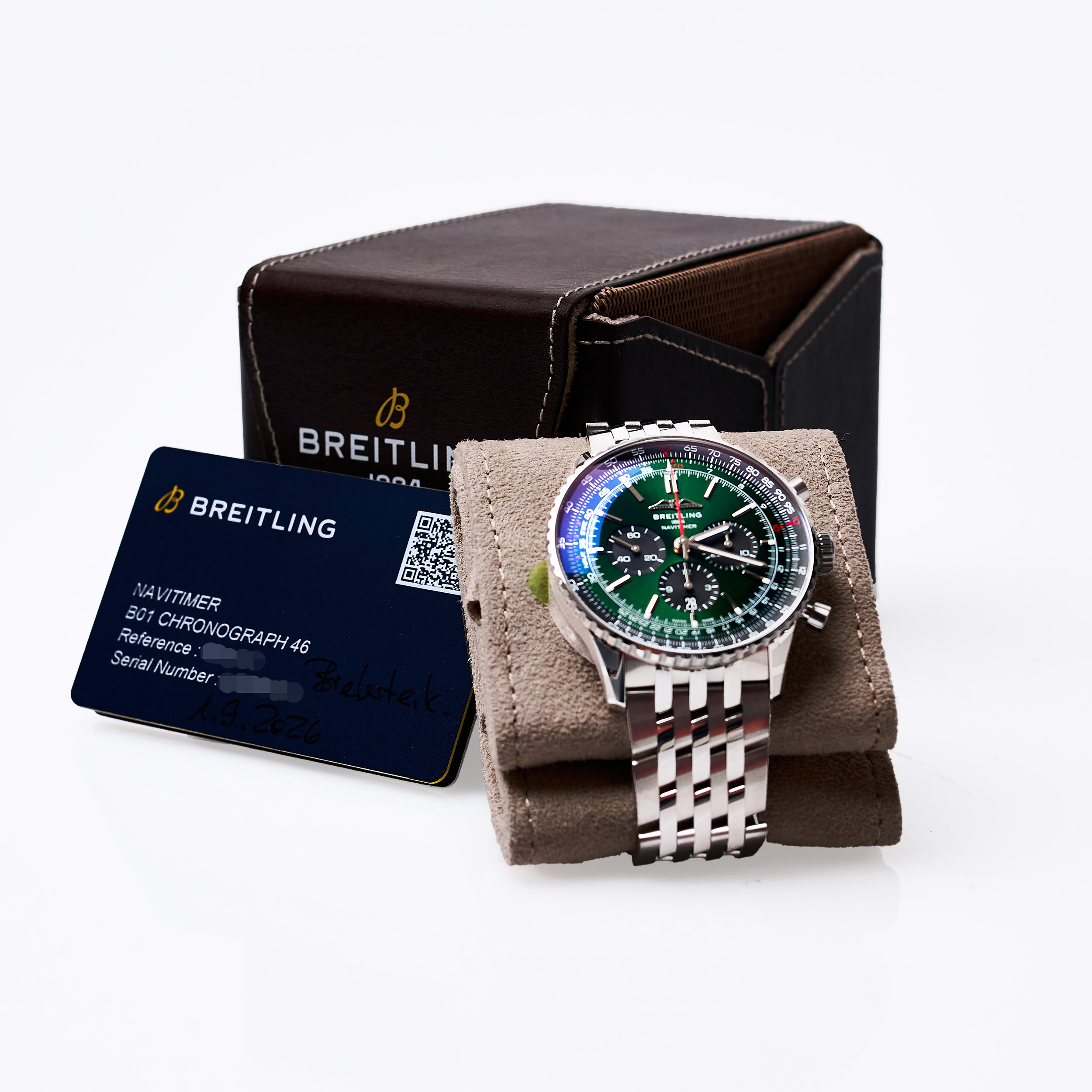 Navitimer 1 B01 Chrono 46 Grün