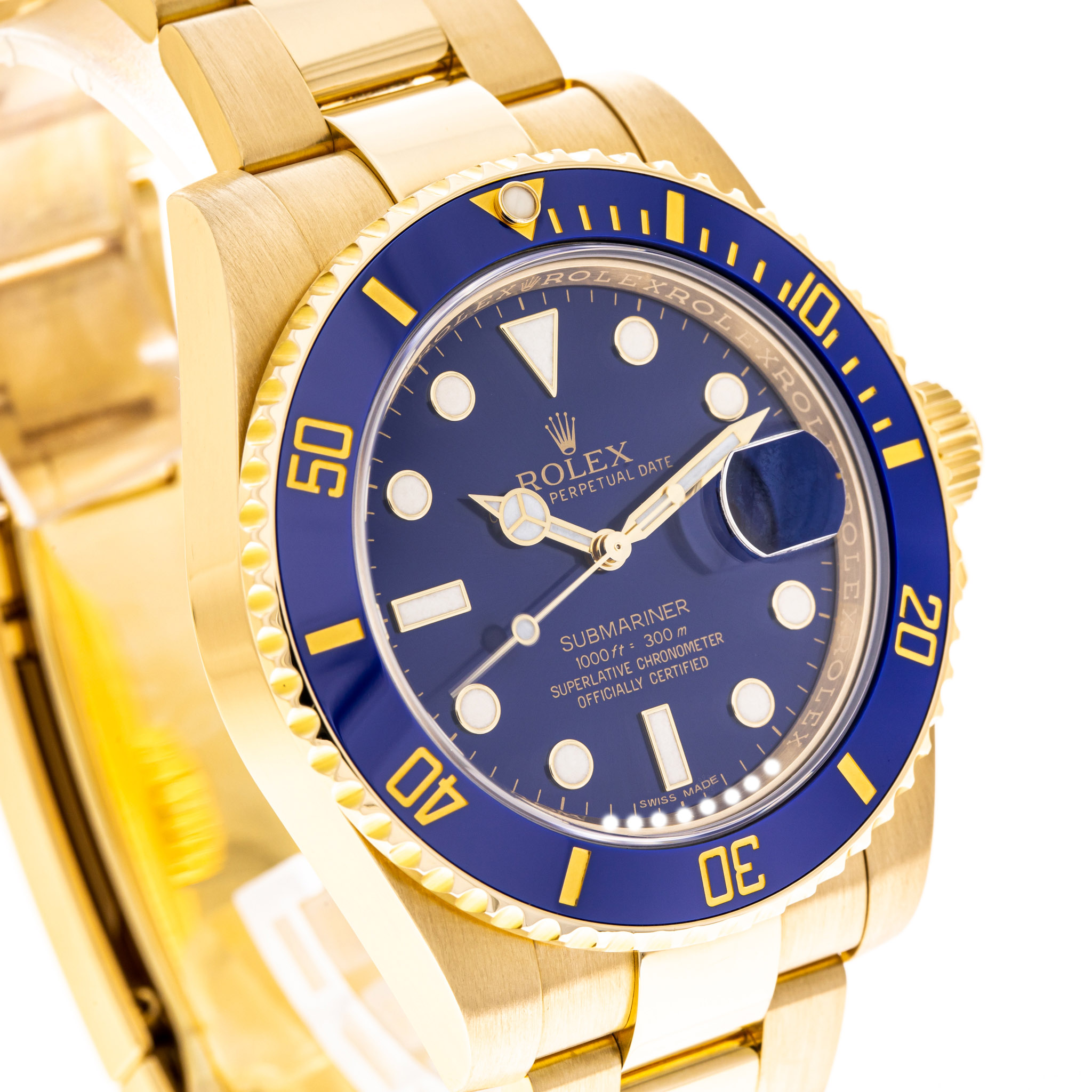 Submariner Date 40 Gelbgold Bluesy