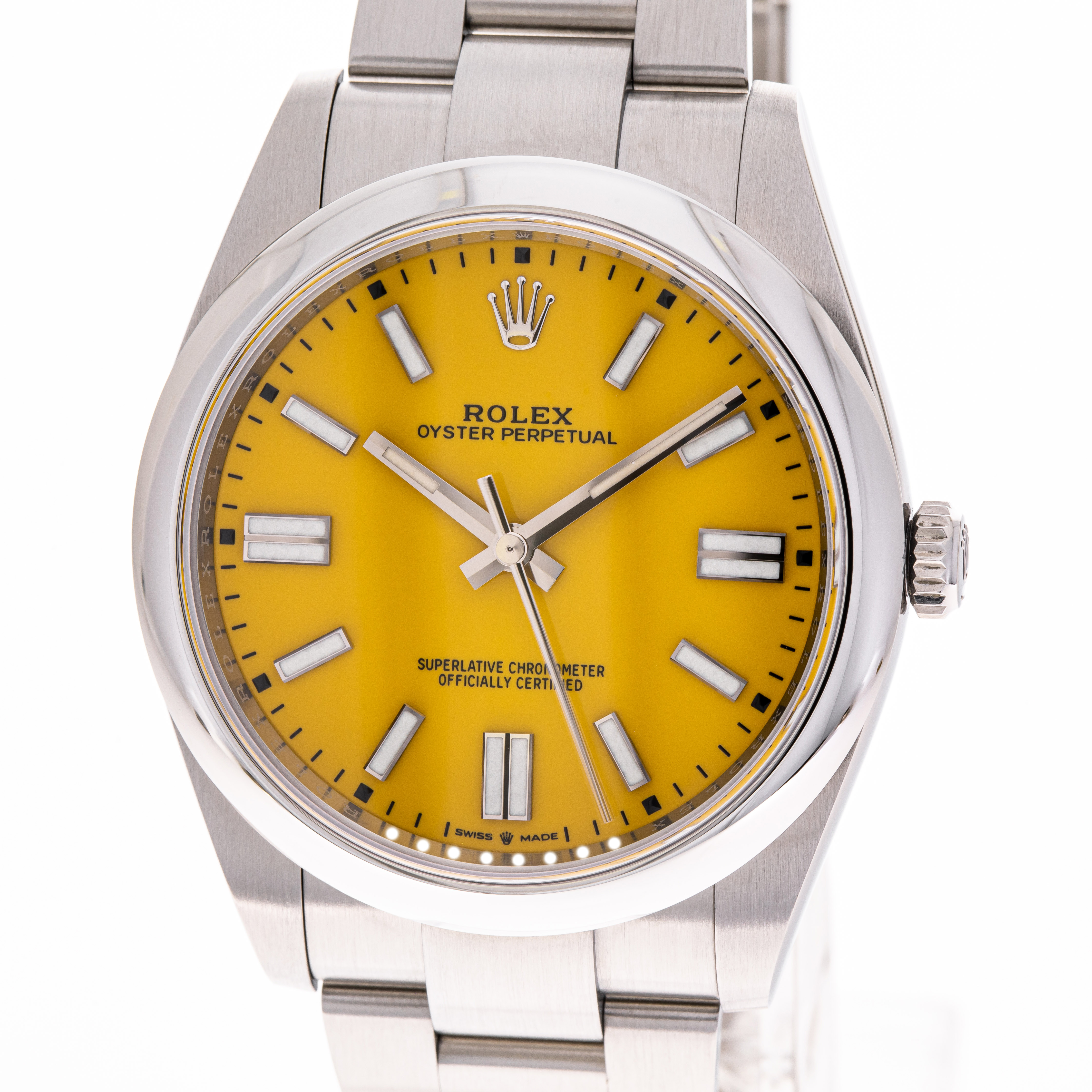 Oyster Perpetual 41 Gelb