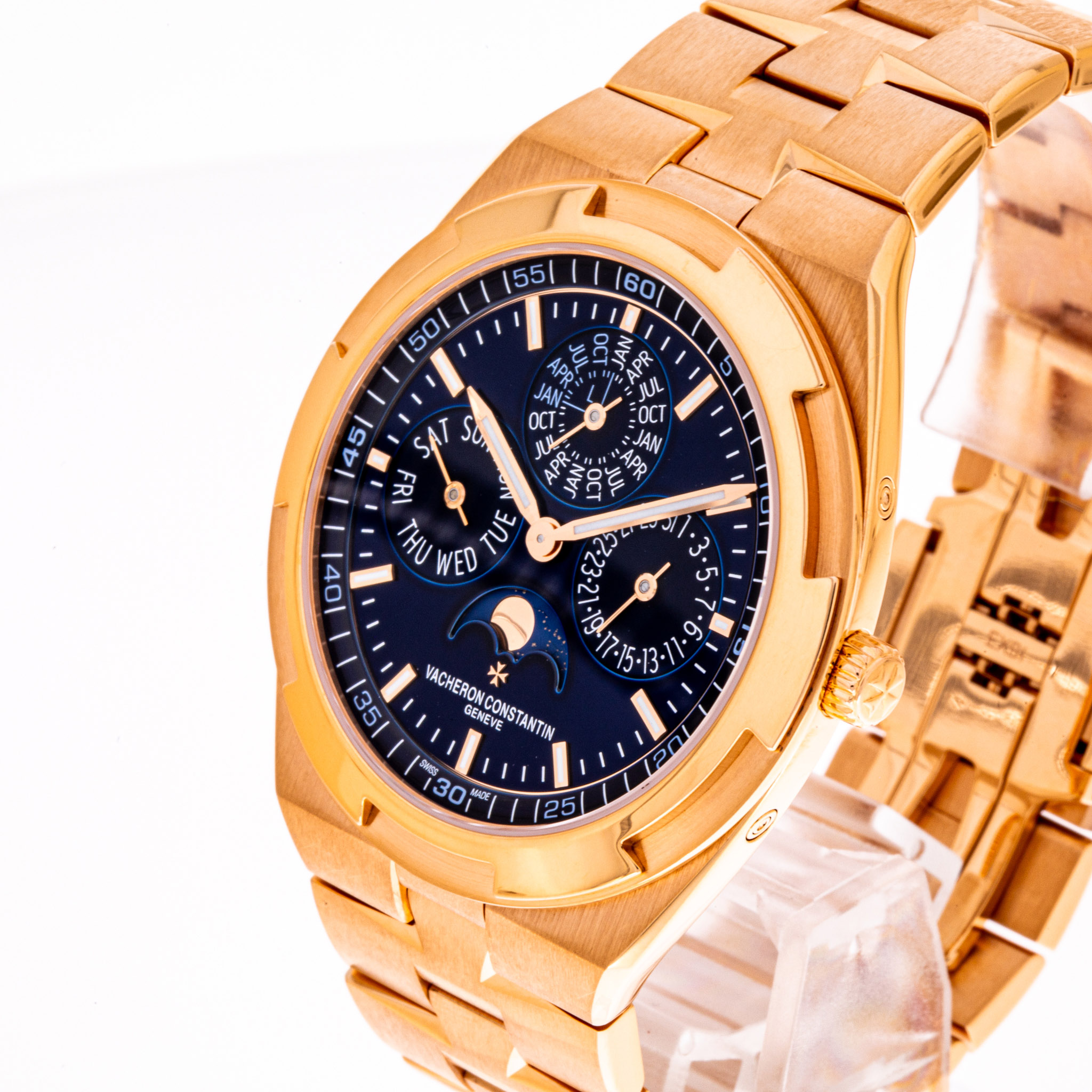 Overseas Perpetual Calendar Blau
