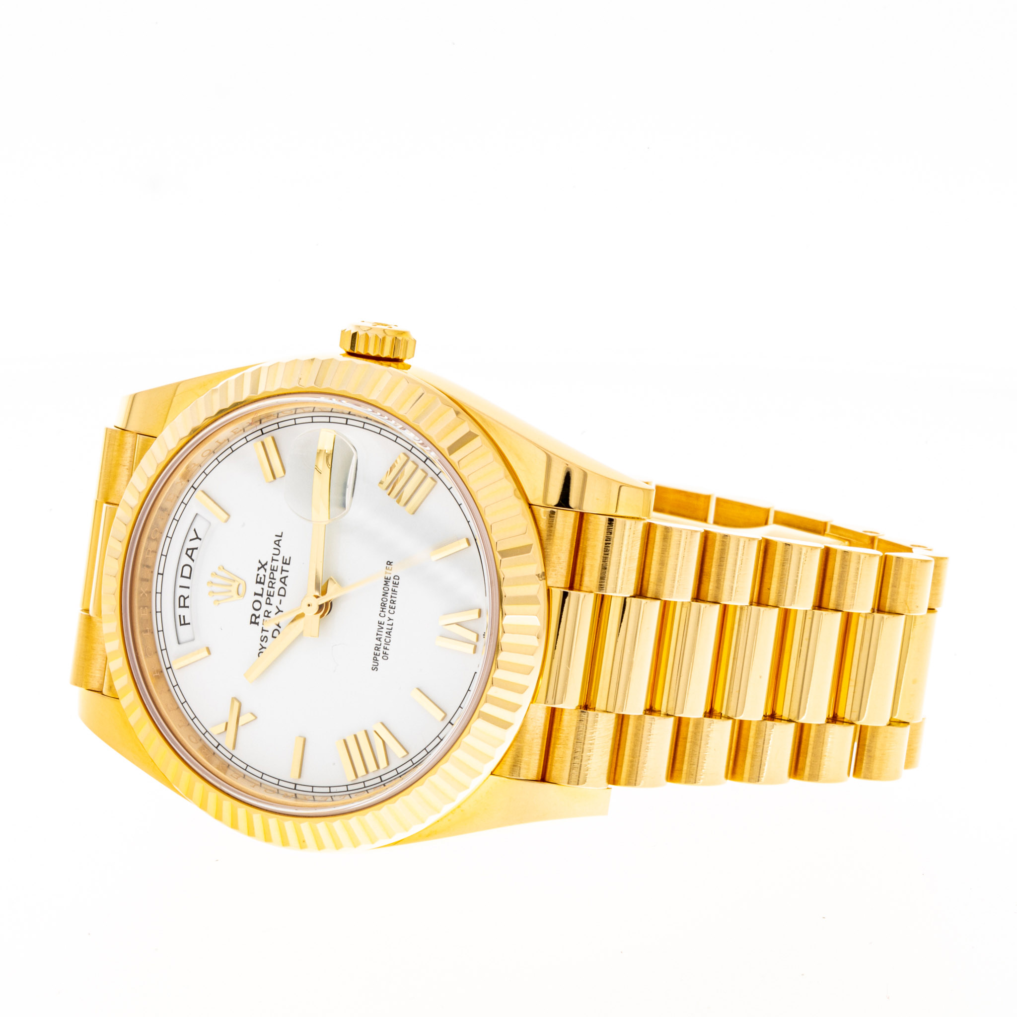 Day-Date 40 Gelbgold Weiß