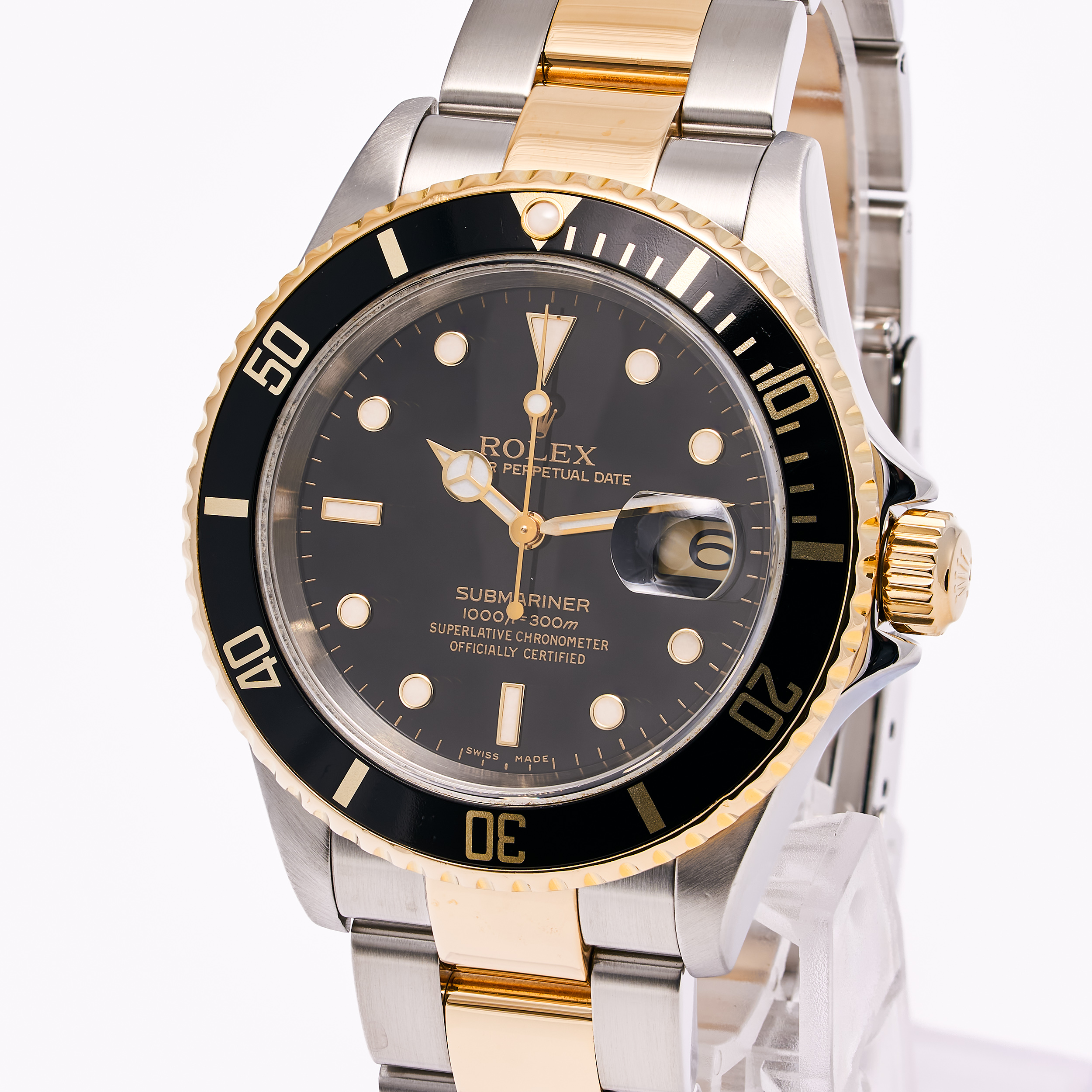 Submariner Date 40 Stahl/Gold Schwarz