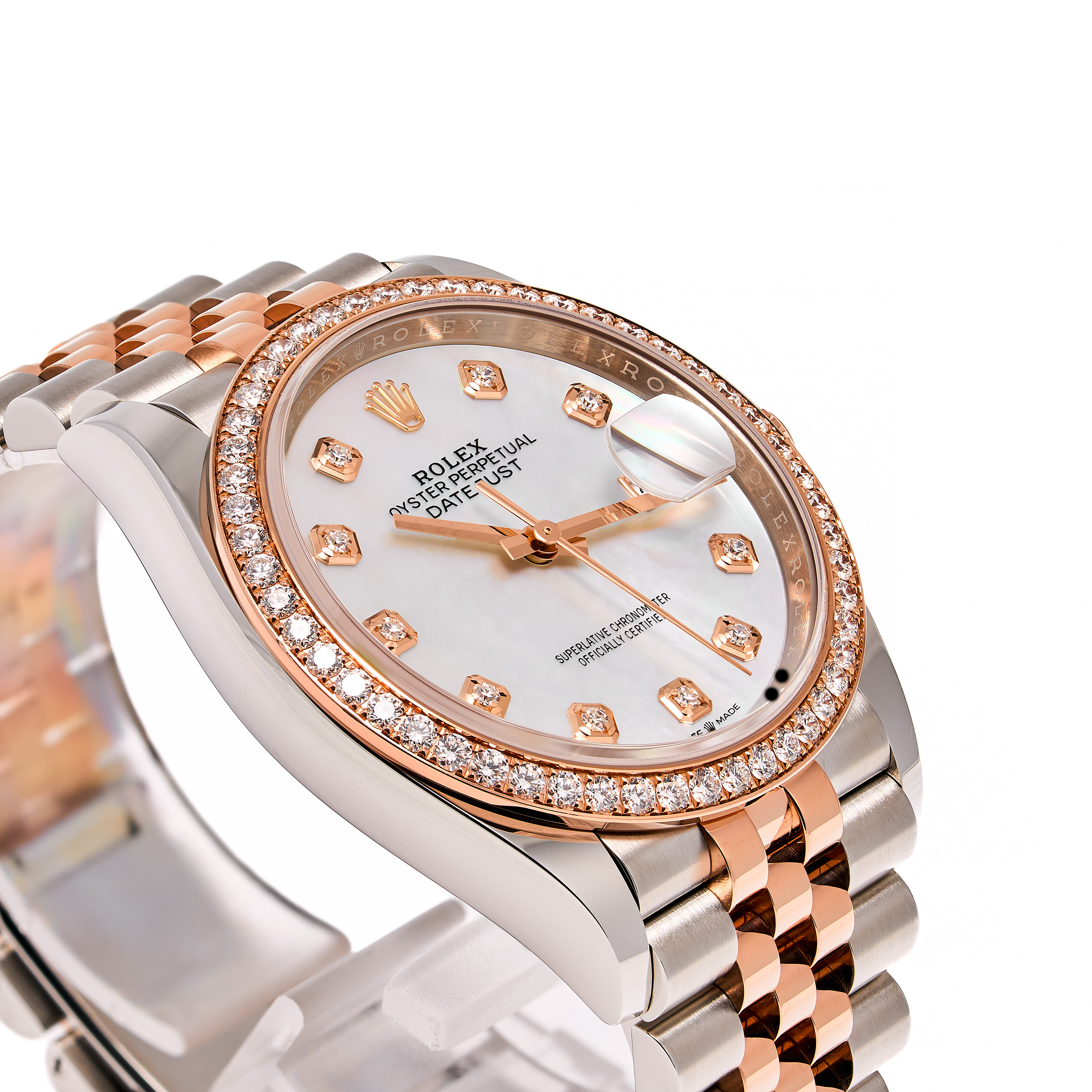 Datejust 36 Perlmutt – Original Diamanten