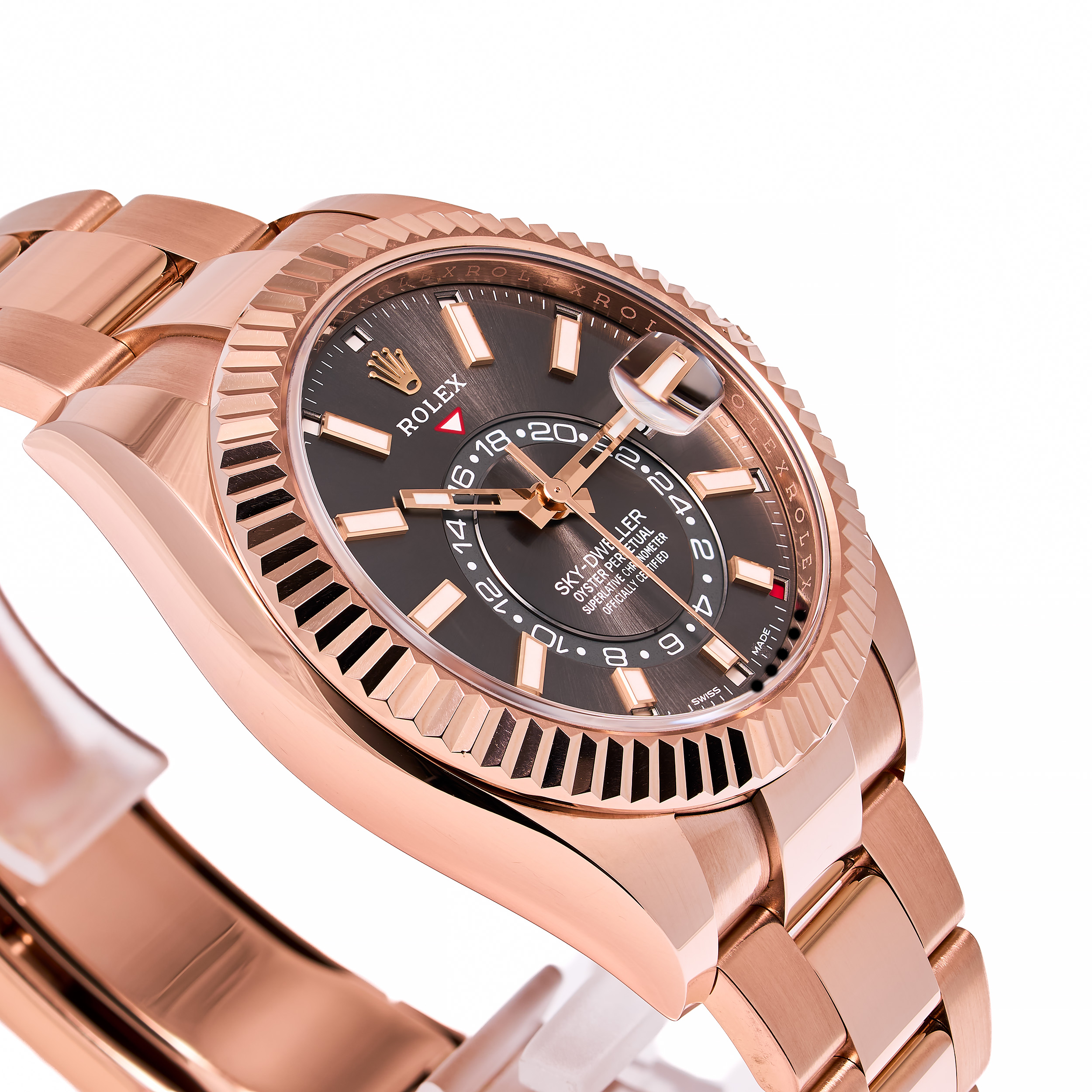 Sky-Dweller Rosegold 42 Grau