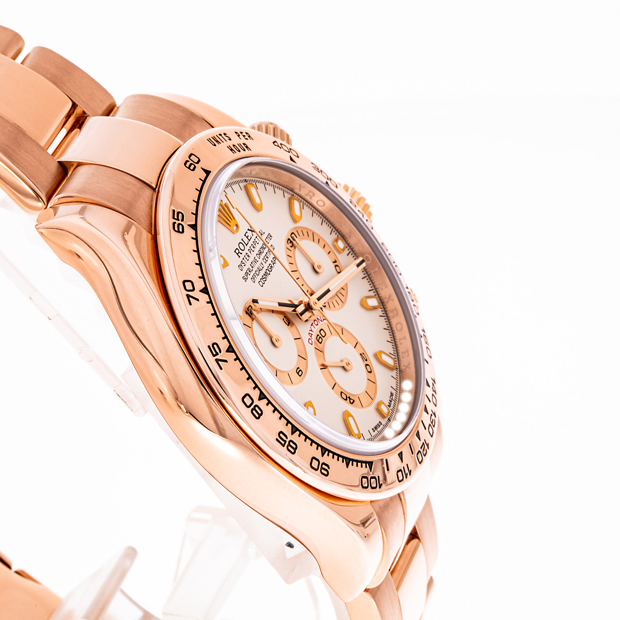 Daytona 40 Roségold Weiß