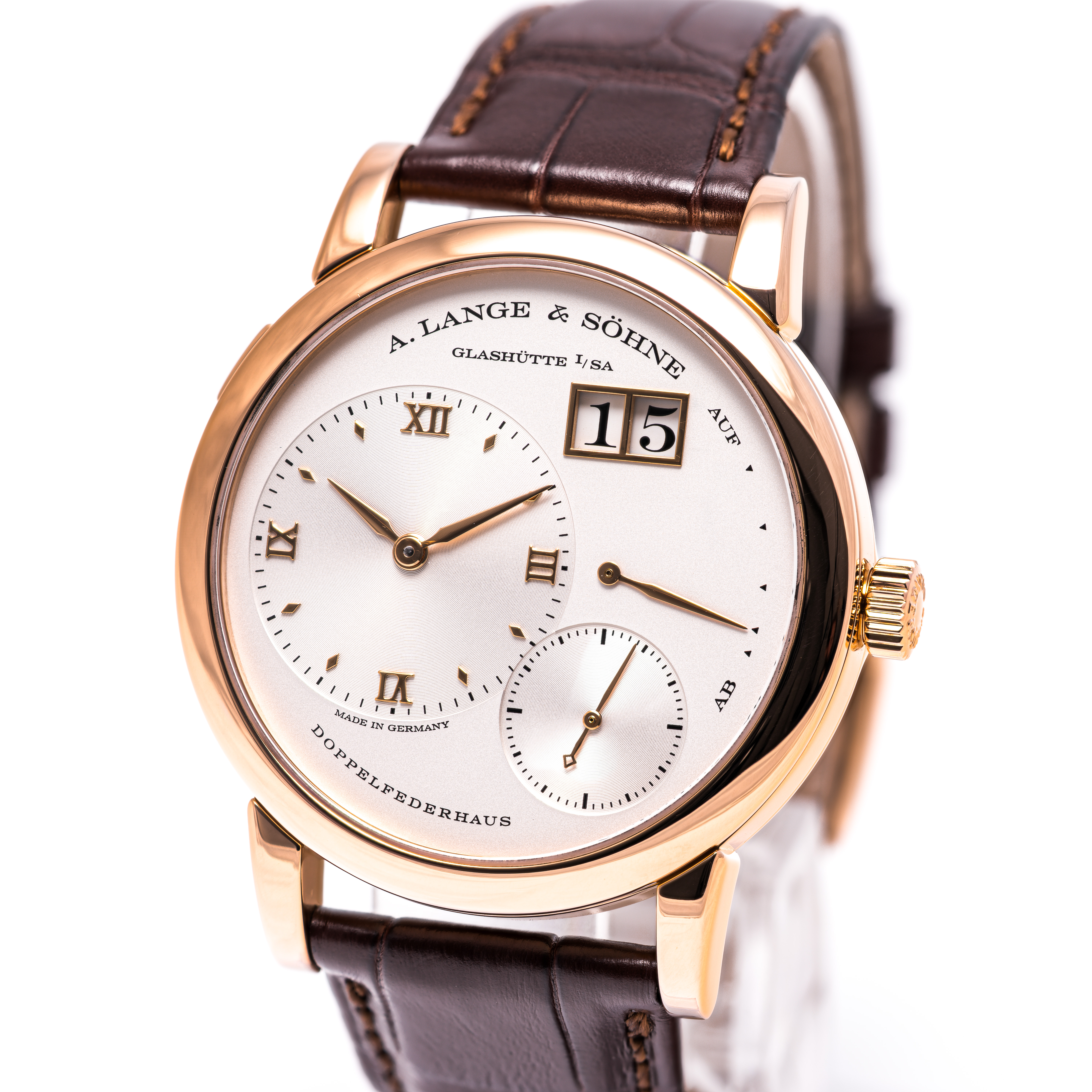 Lange 1 Roségold 38,5 Silver