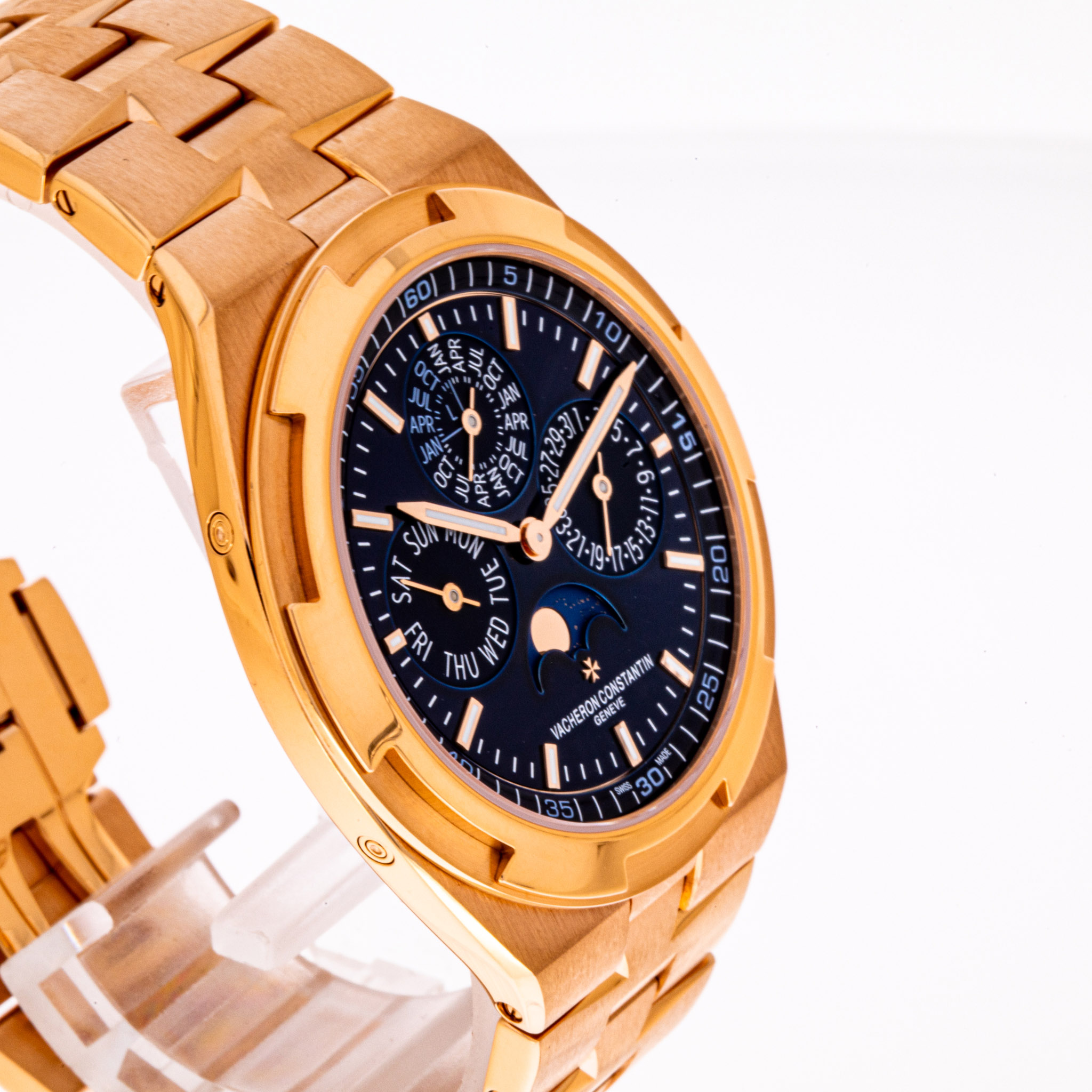 Overseas Perpetual Calendar Blau