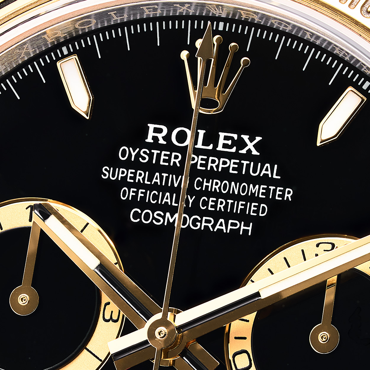 Daytona Stahl Gold Schwarz