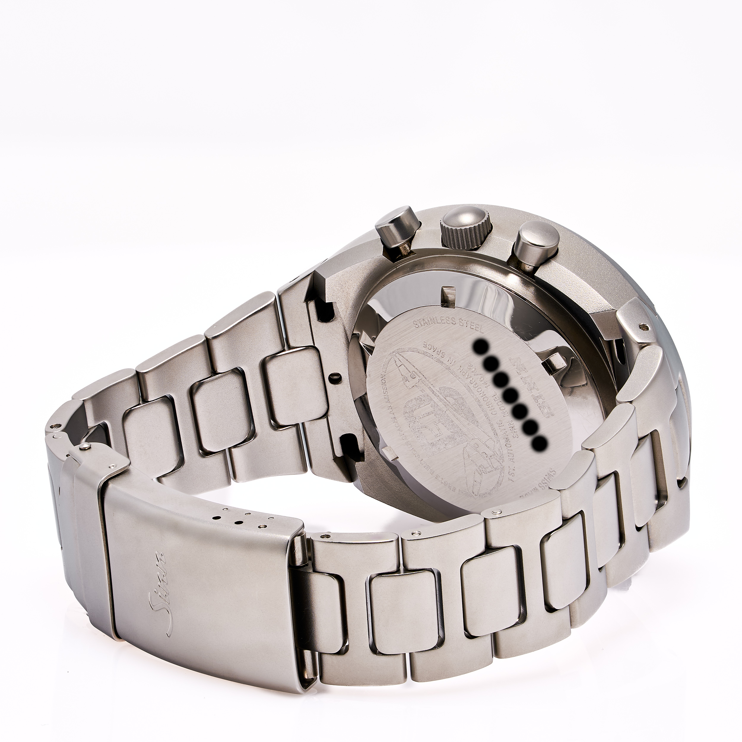 142 St II – Weltraum-Chronograph 44 Schwarz