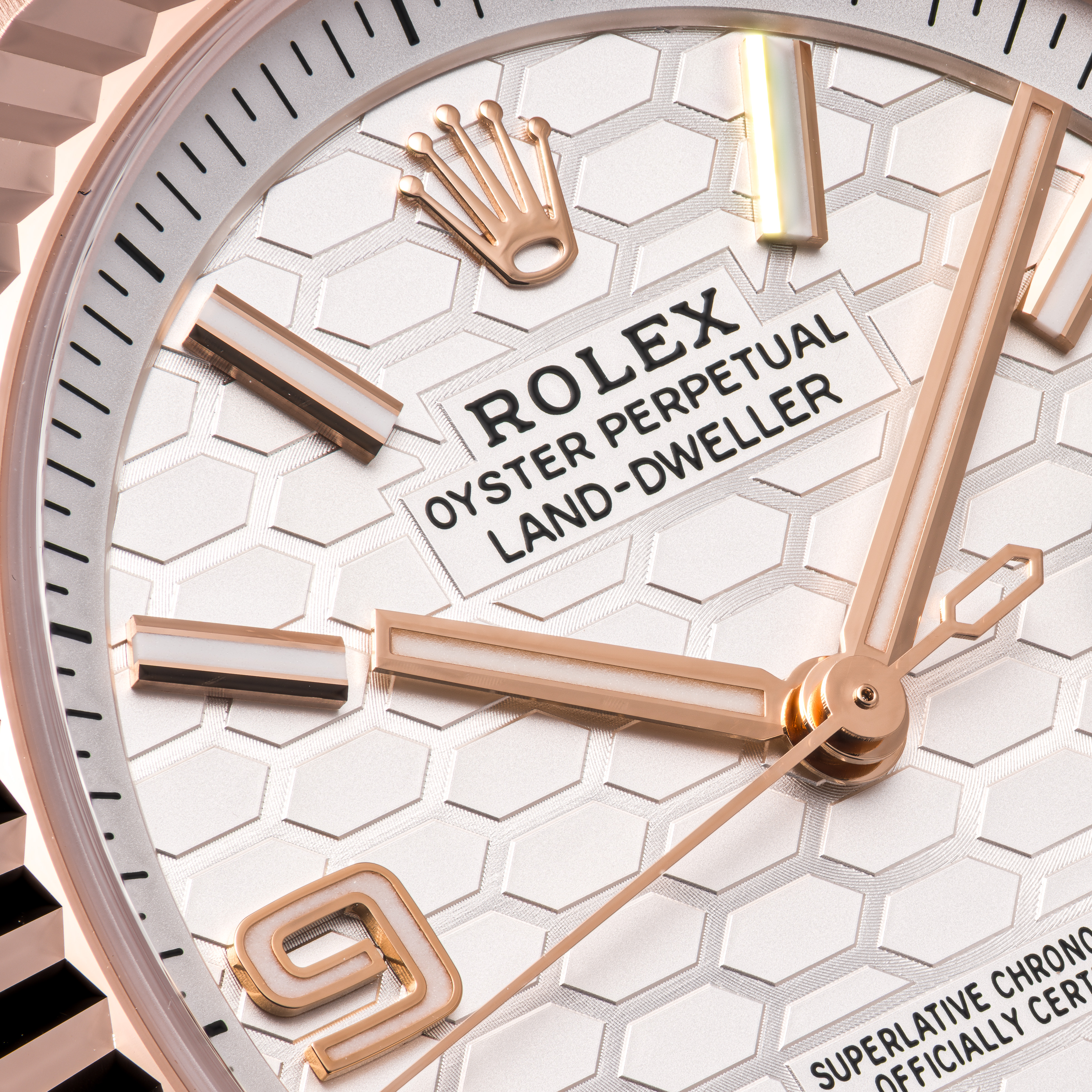 Land-Dweller 40 Weiß Roségold