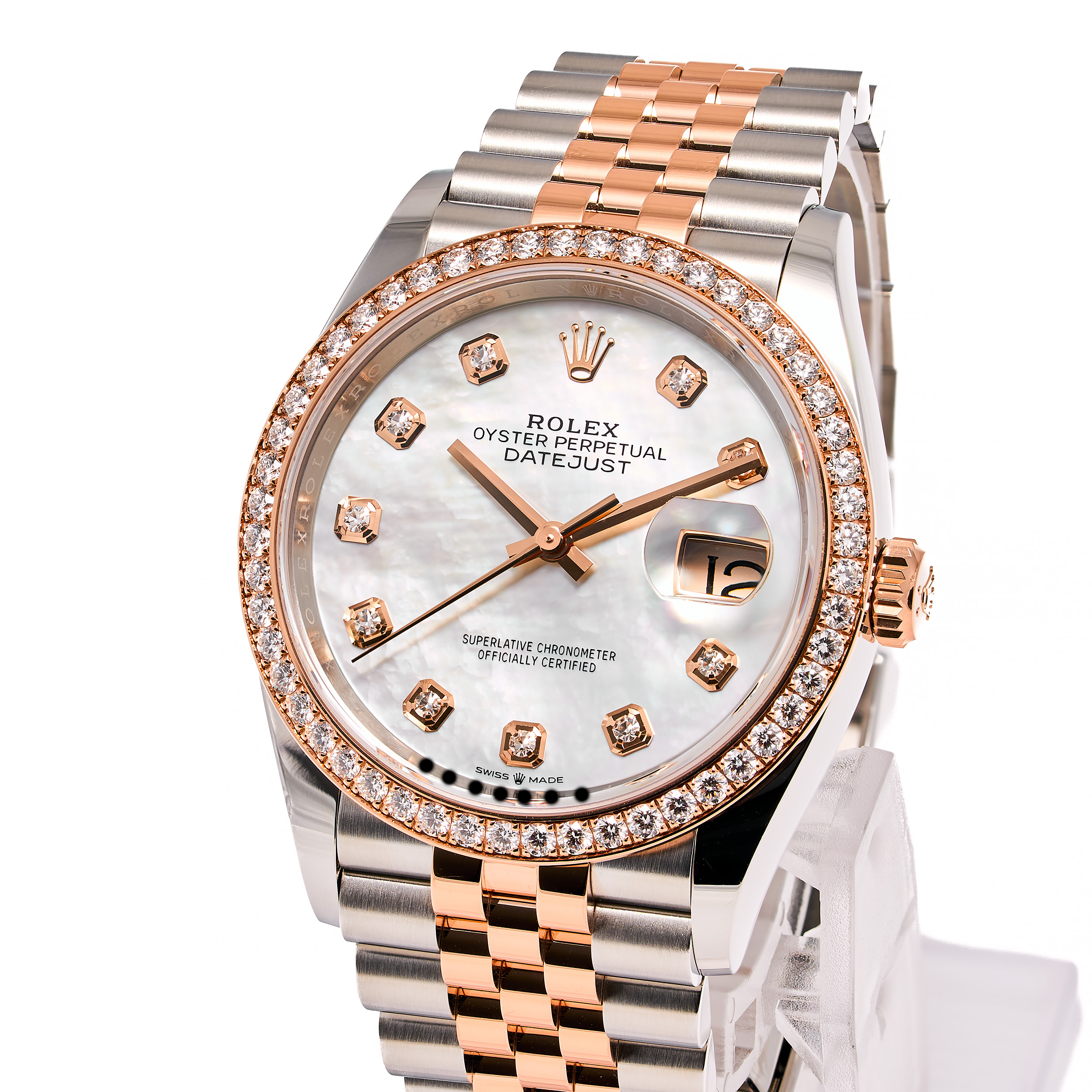 Datejust 36 Perlmutt – Original Diamanten